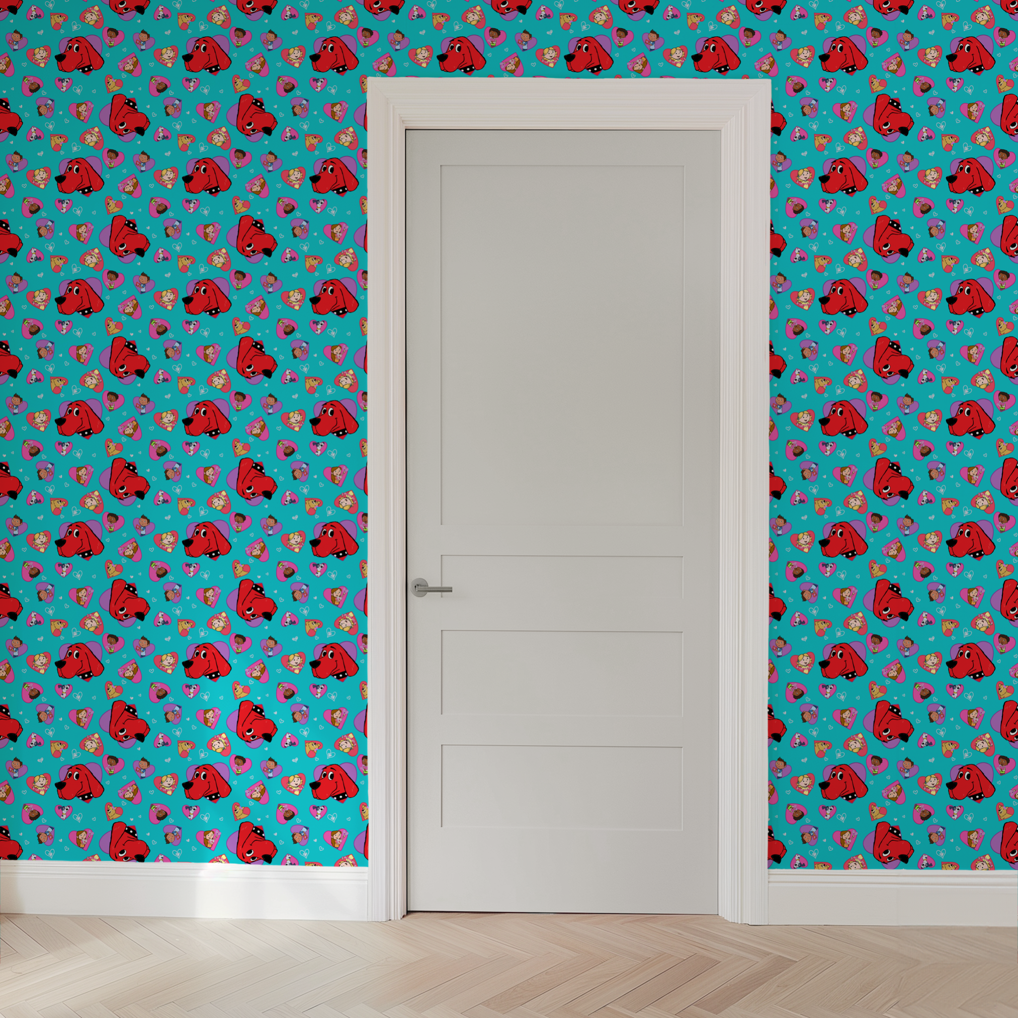  wallpaper door mockup
