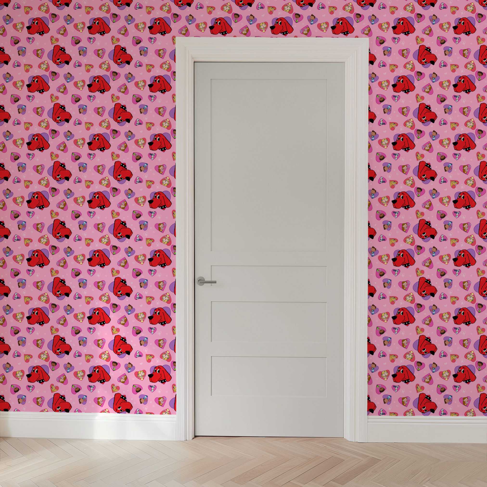  wallpaper door mockup