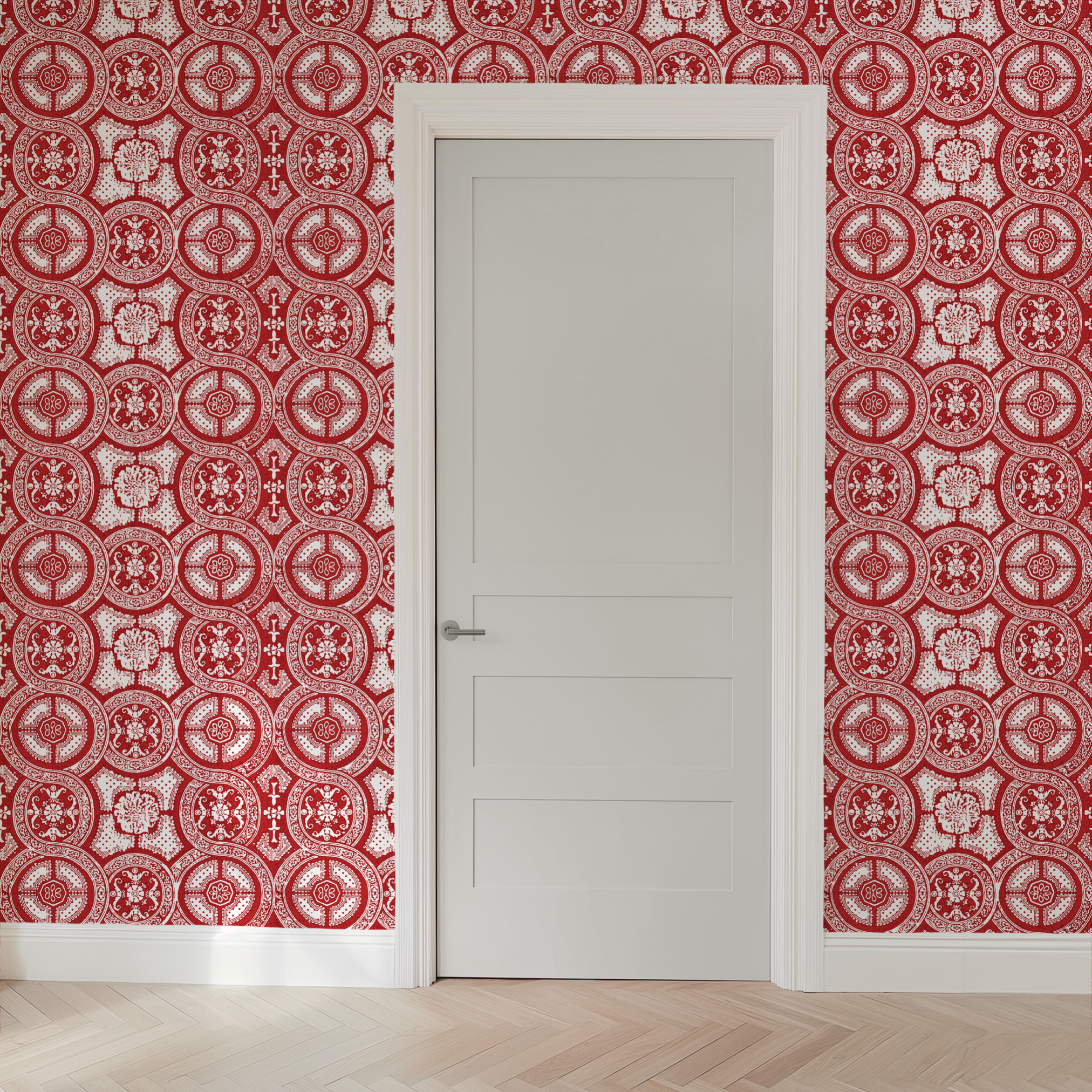  wallpaper door mockup