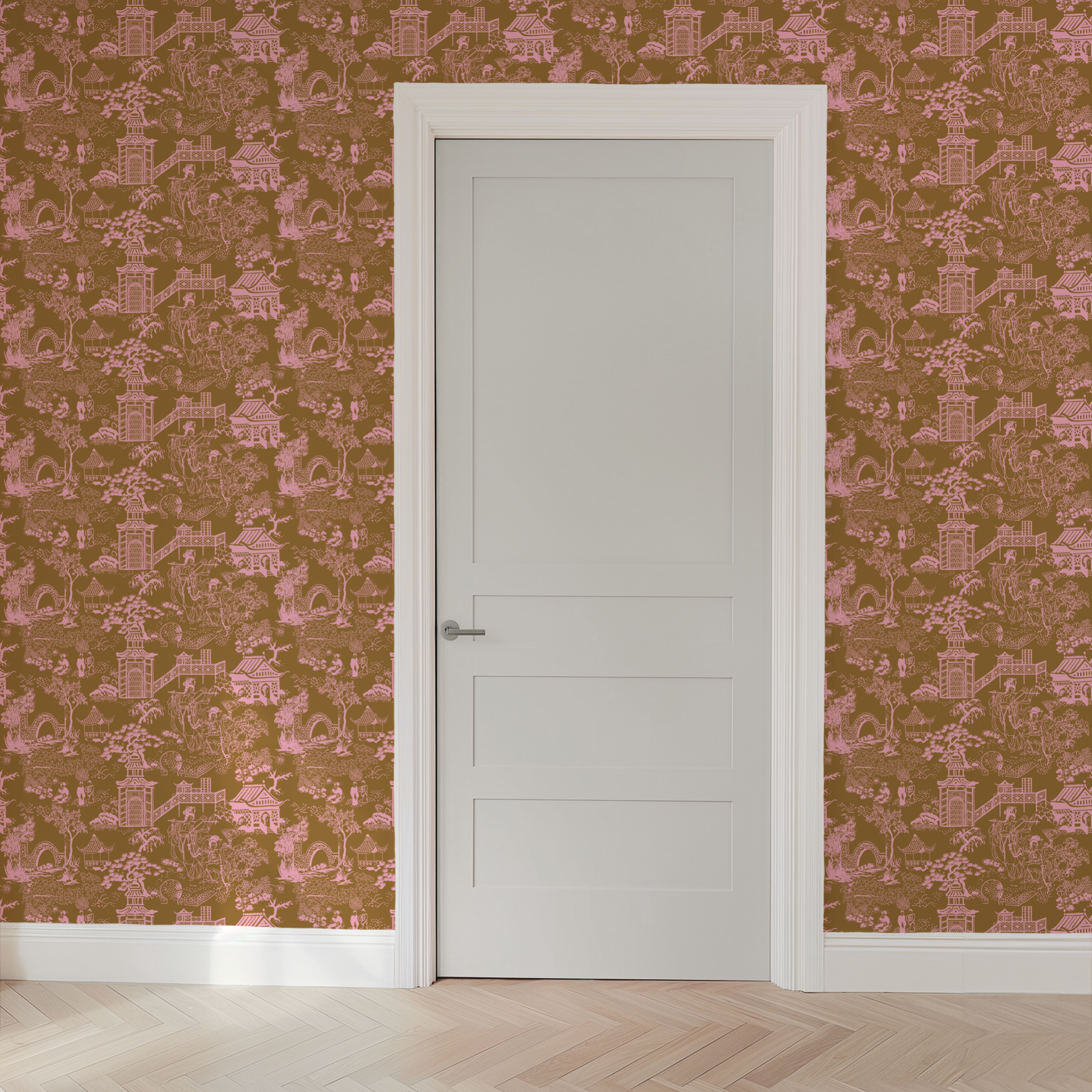  wallpaper door mockup