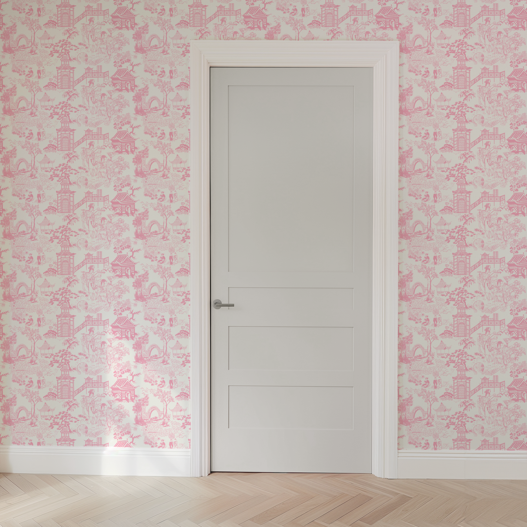  wallpaper door mockup