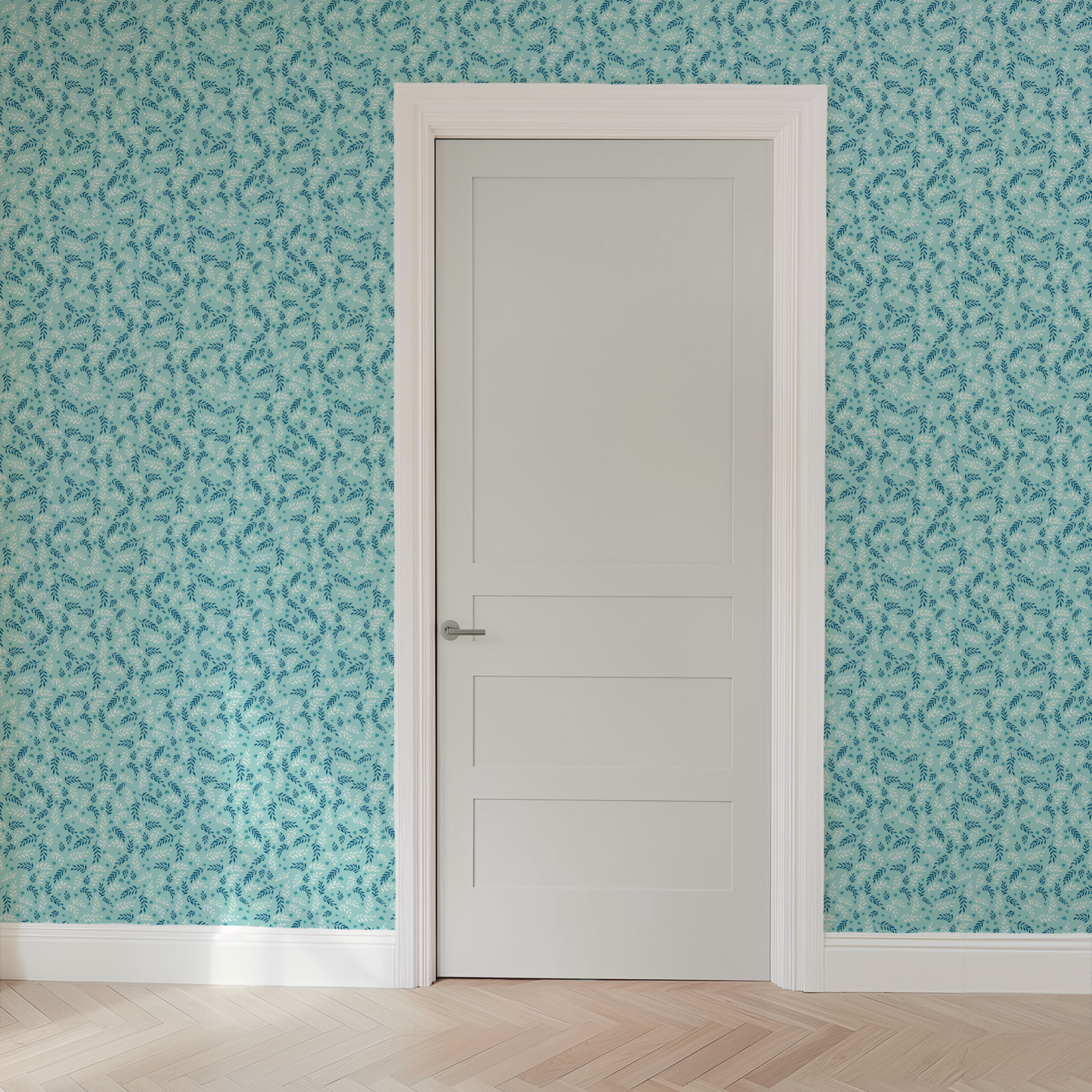  wallpaper door mockup