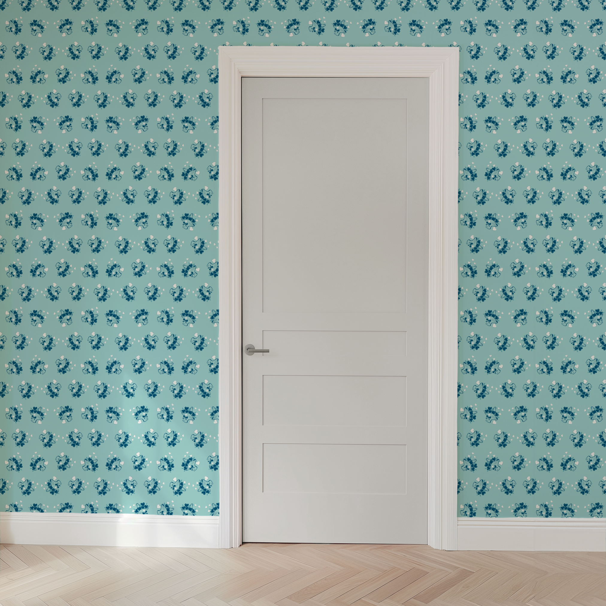  wallpaper door mockup