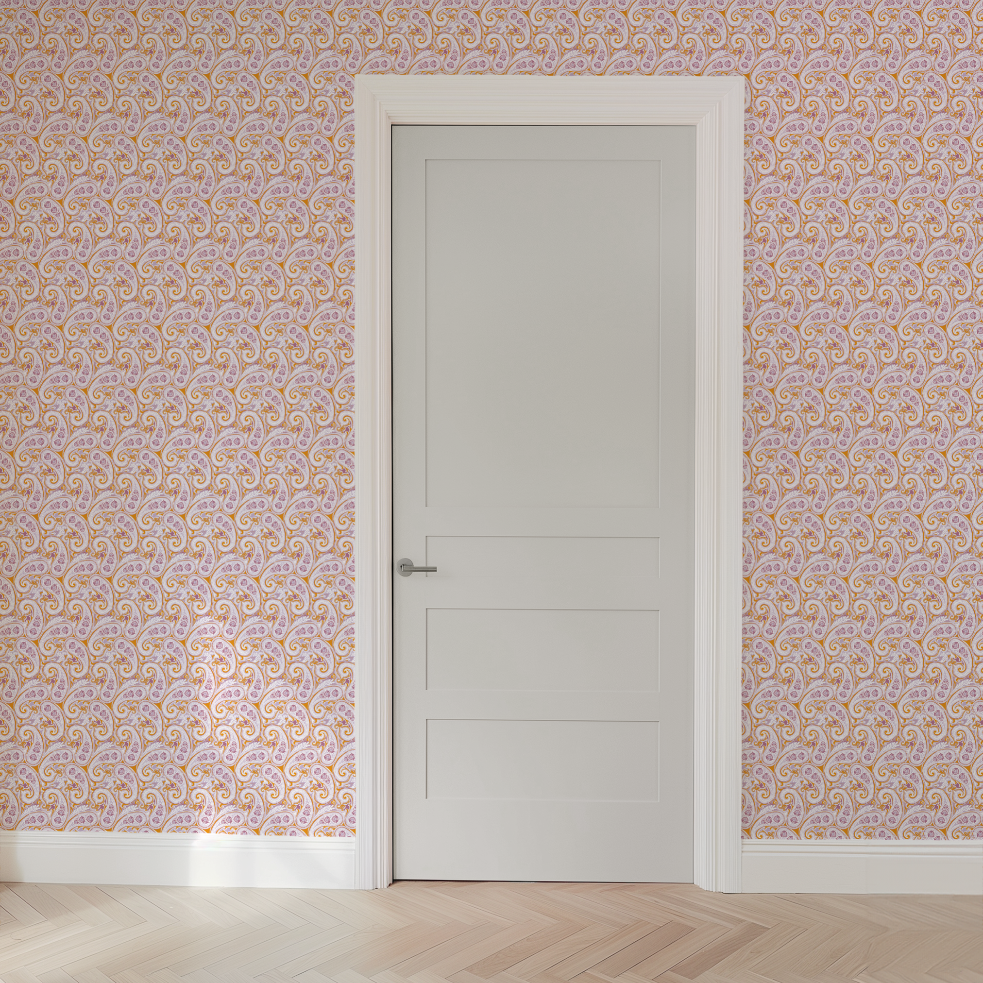  wallpaper door mockup