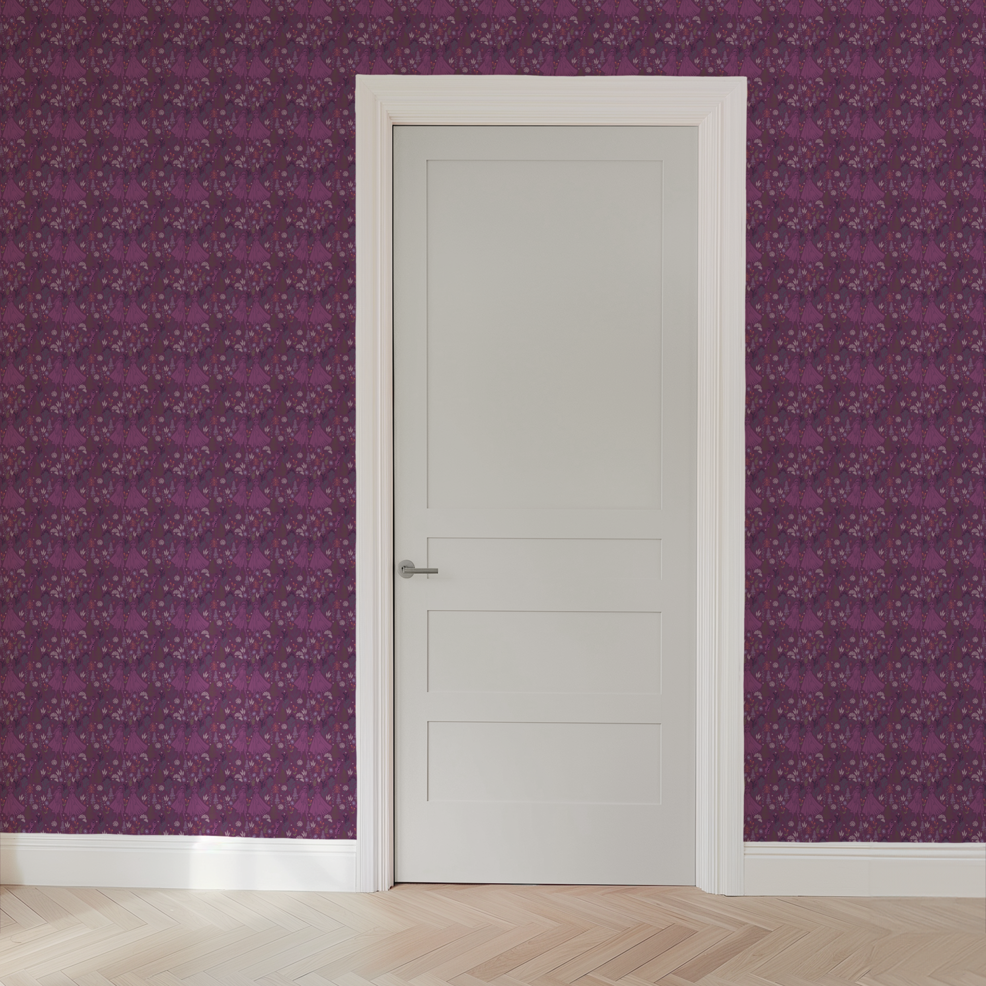  wallpaper door mockup