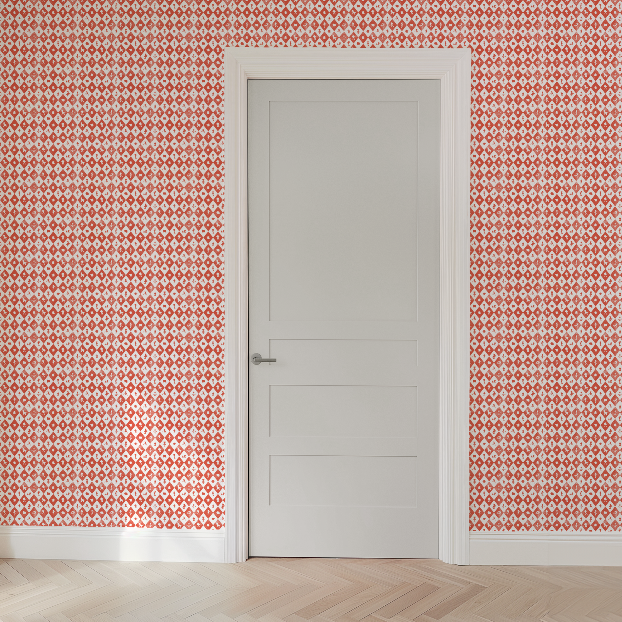  wallpaper door mockup