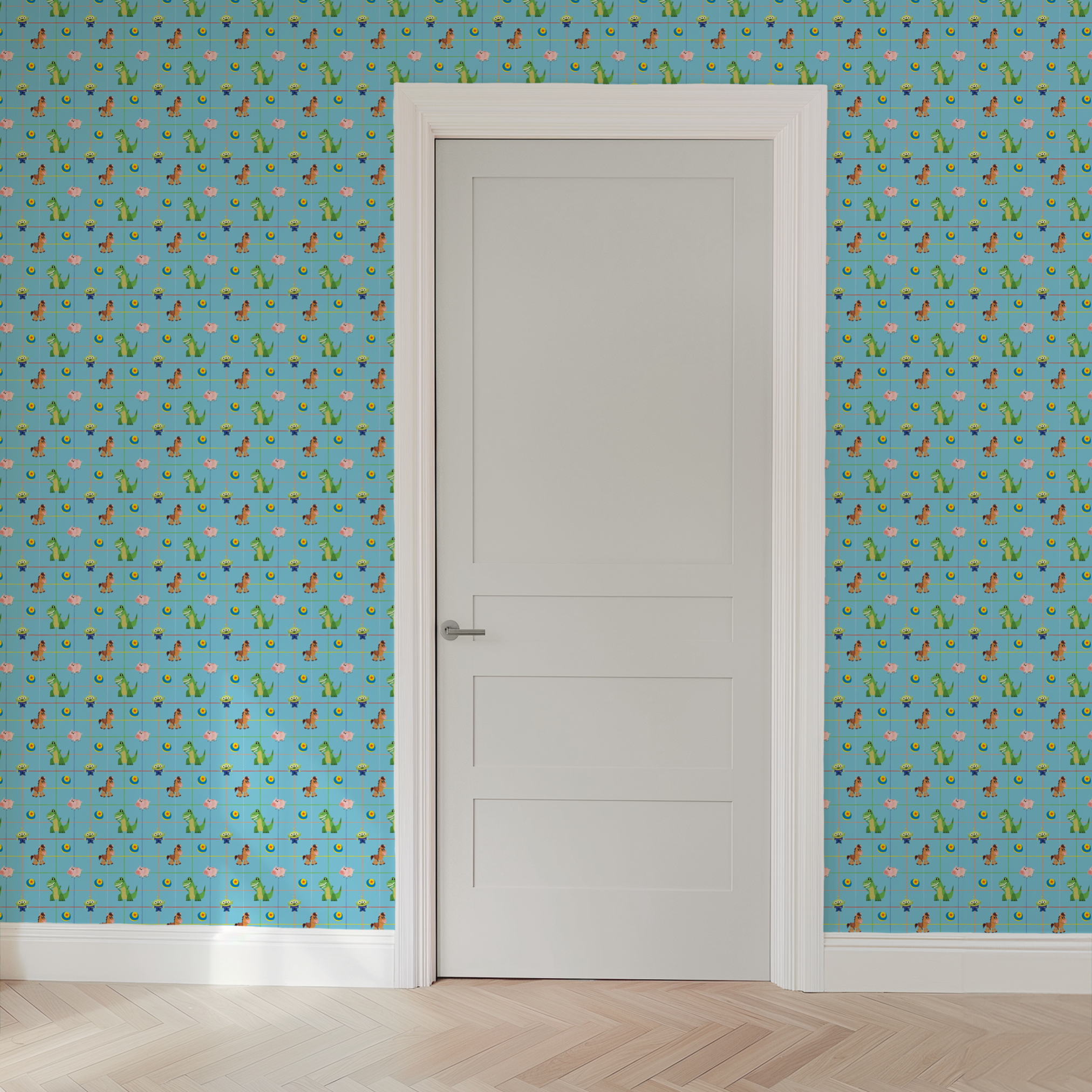  wallpaper door mockup