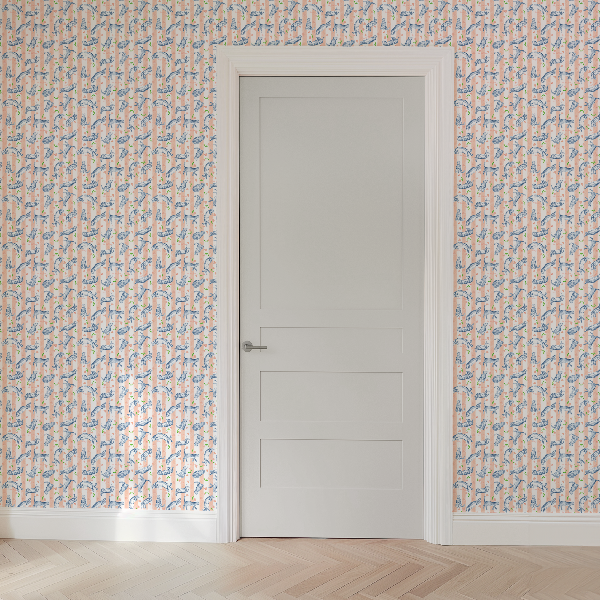  wallpaper door mockup