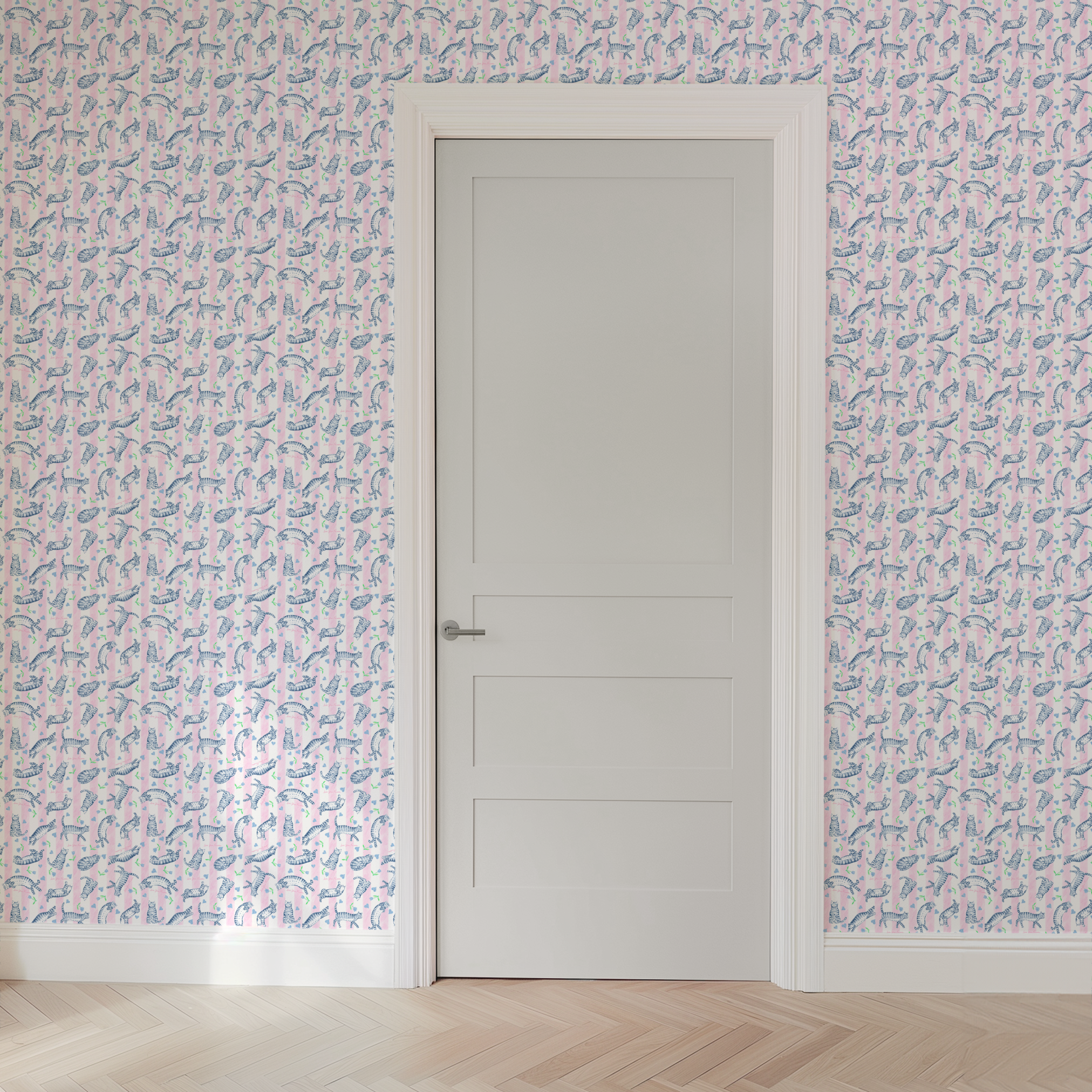  wallpaper door mockup