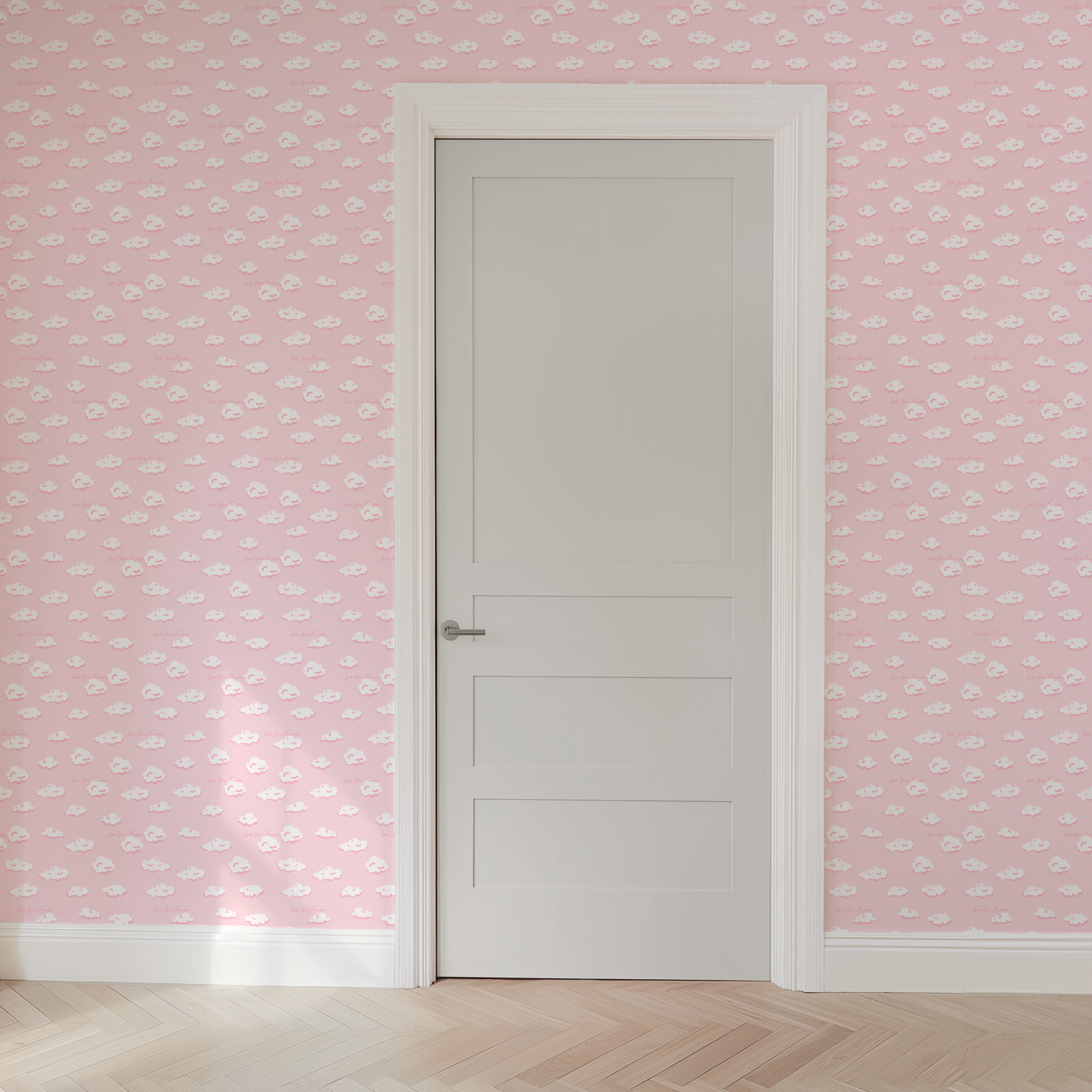  wallpaper door mockup
