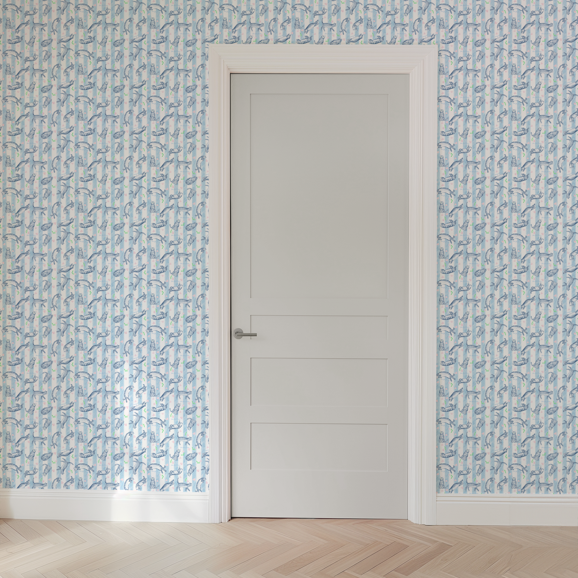  wallpaper door mockup