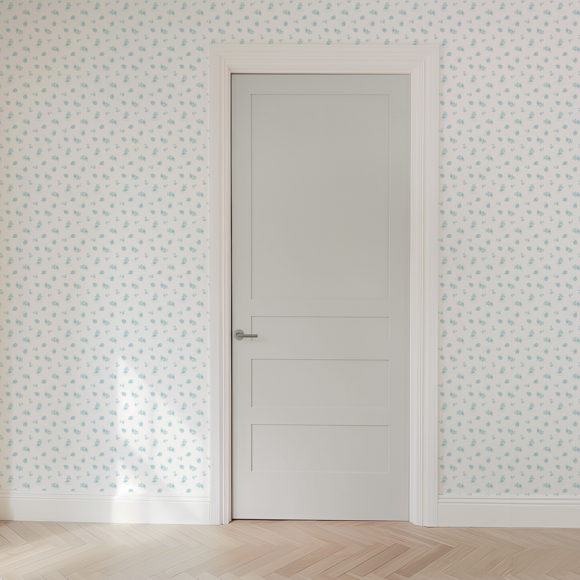  wallpaper door mockup
