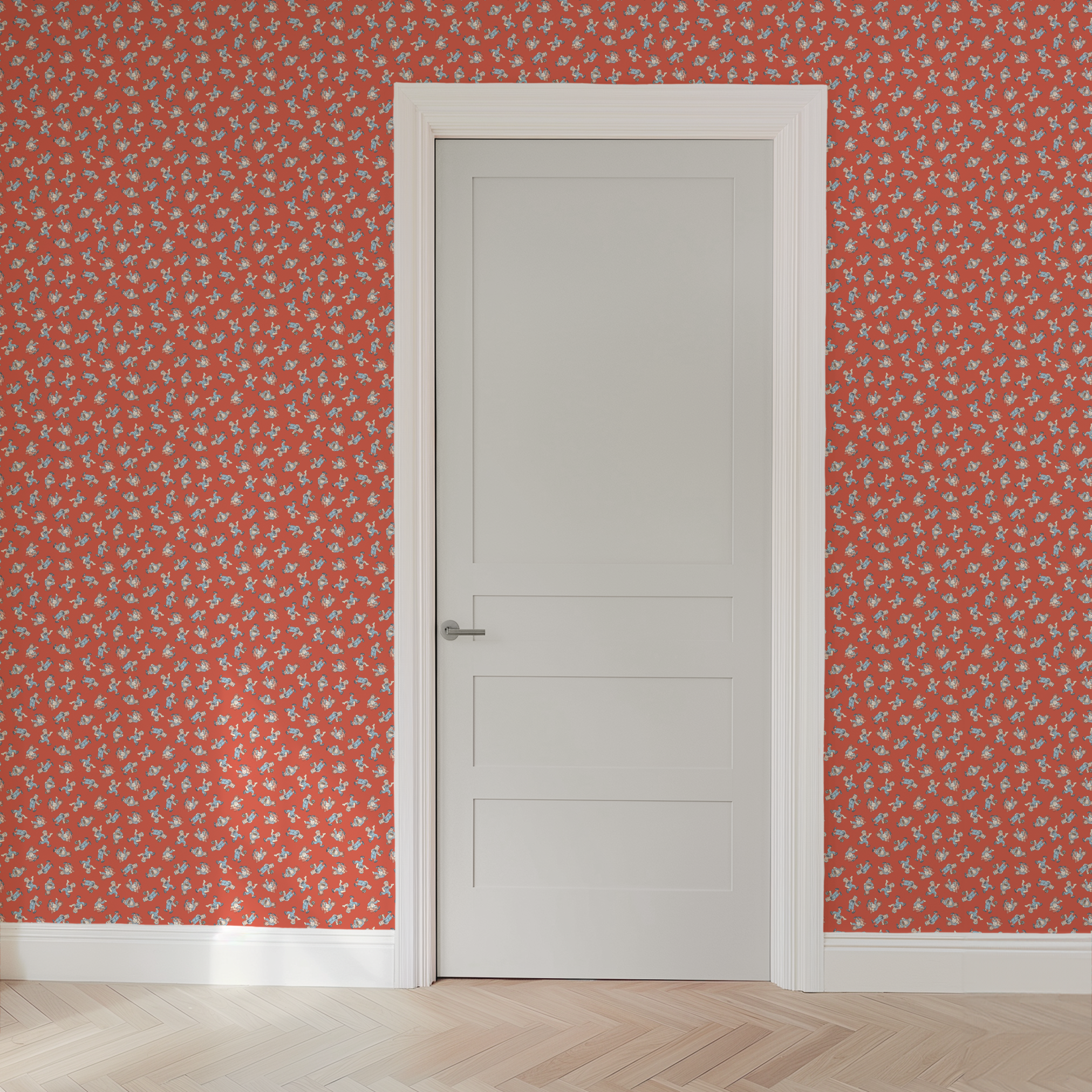  wallpaper door mockup