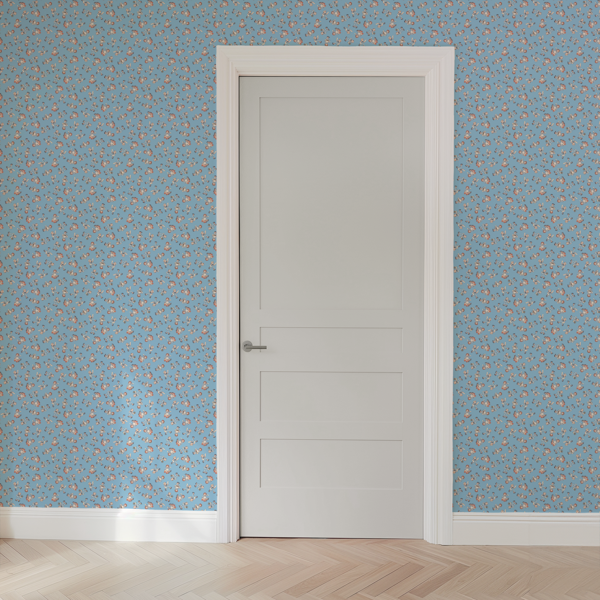  wallpaper door mockup