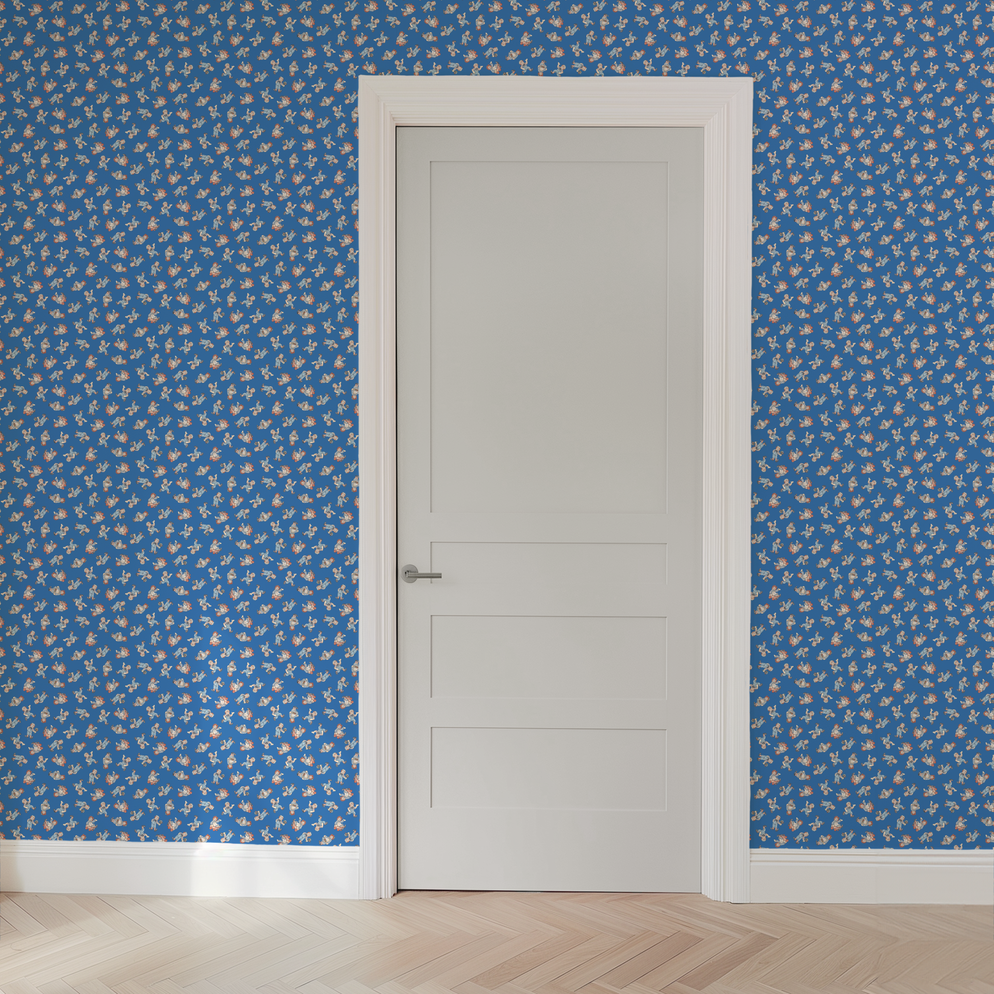  wallpaper door mockup