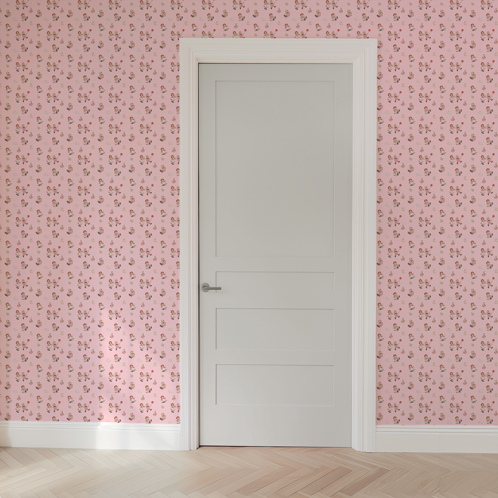  wallpaper door mockup