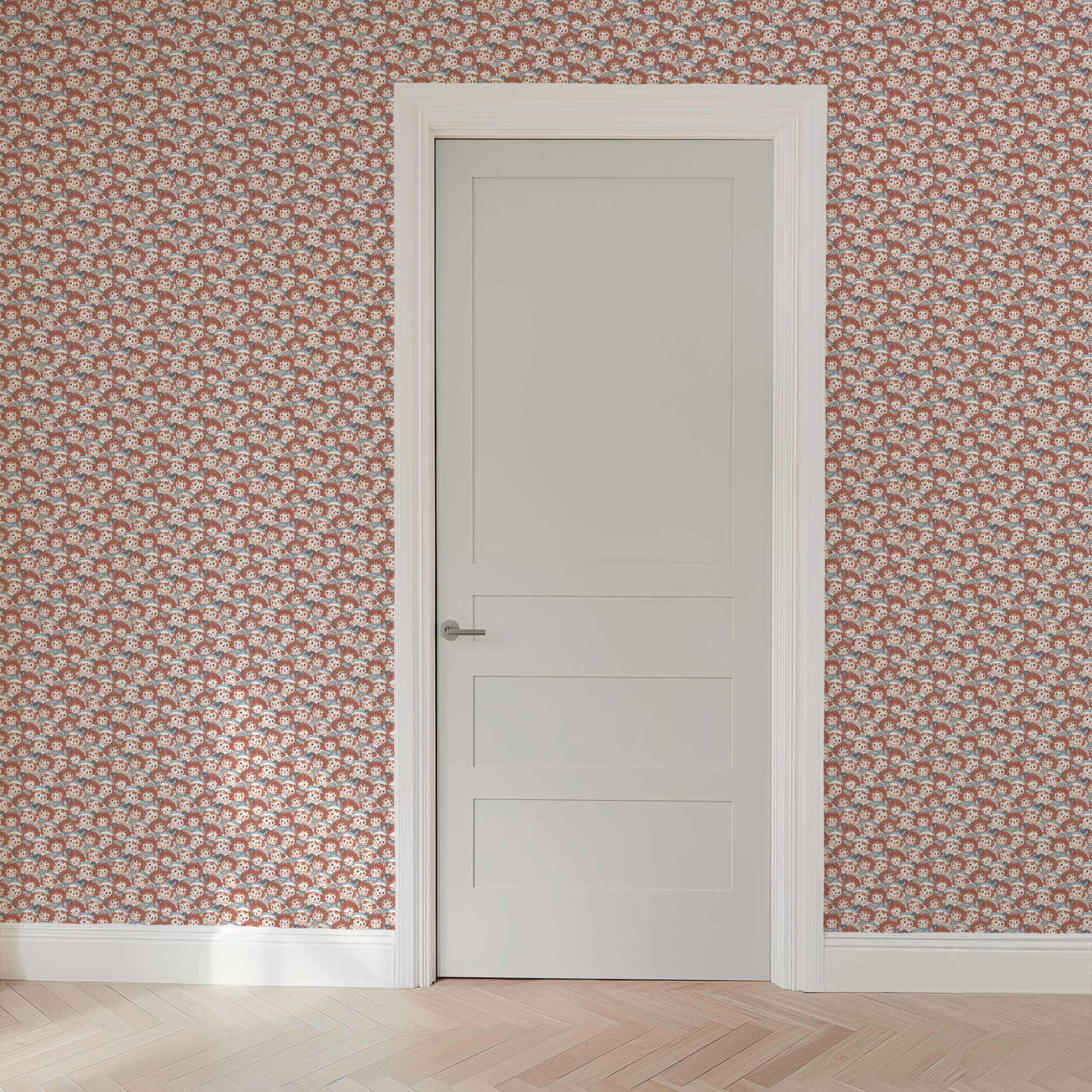  wallpaper door mockup