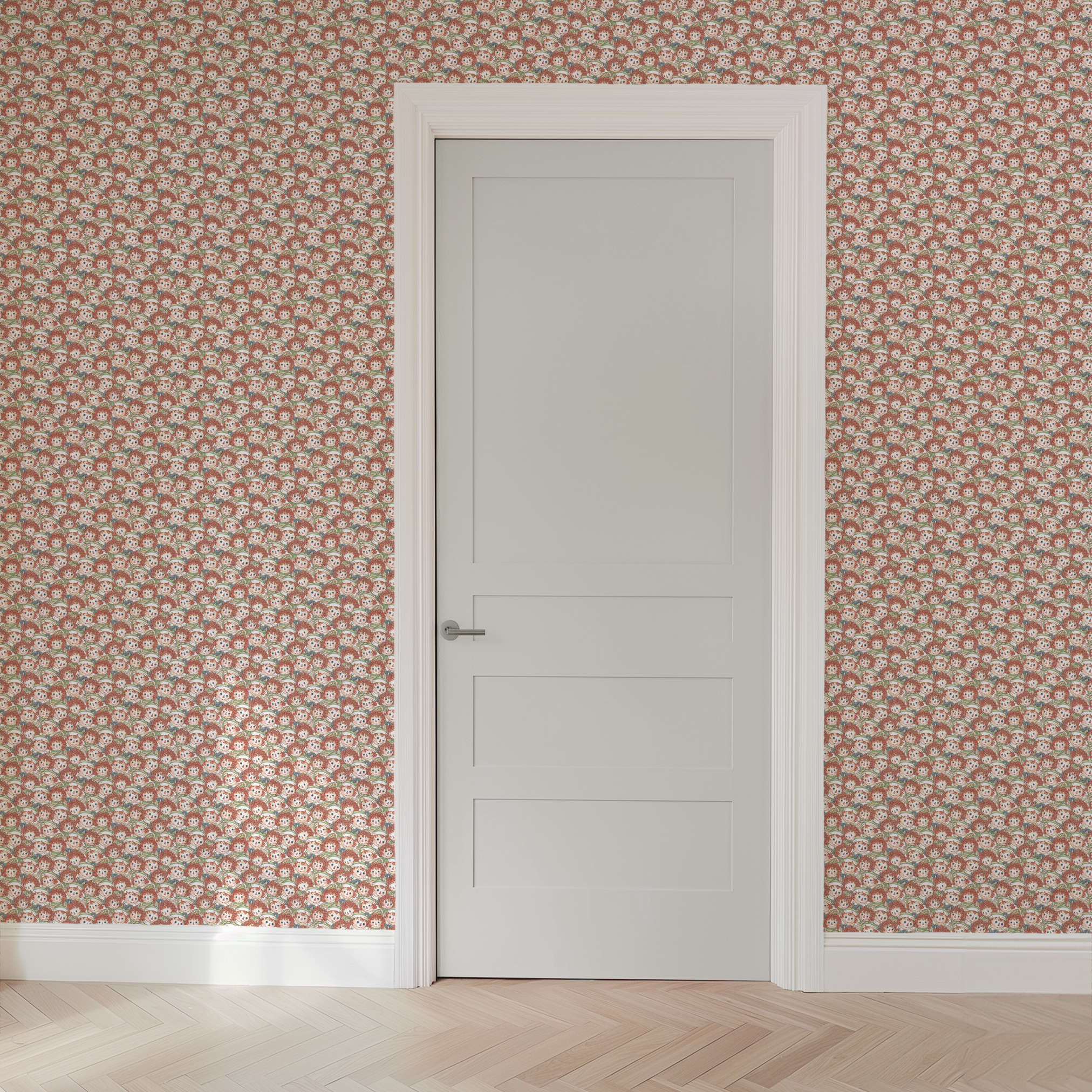  wallpaper door mockup