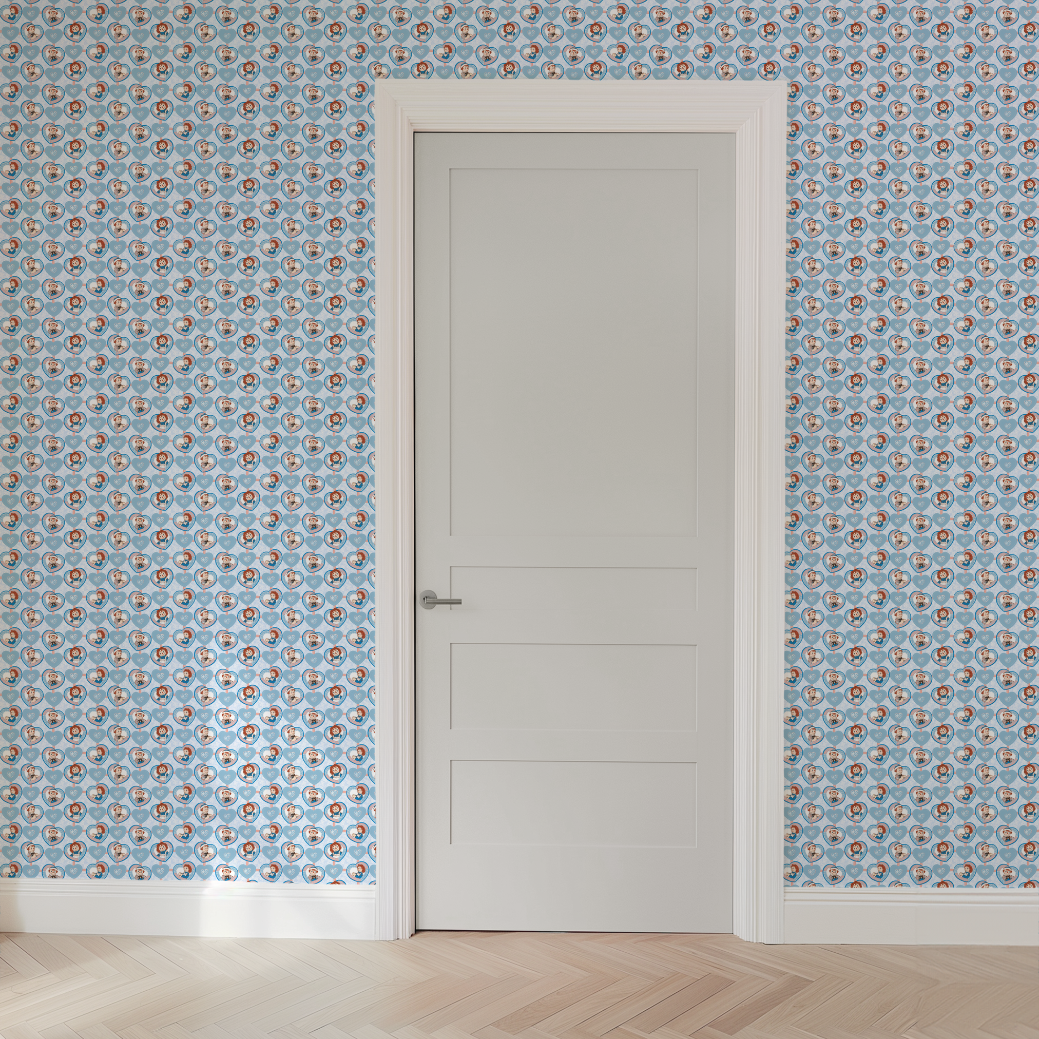  wallpaper door mockup