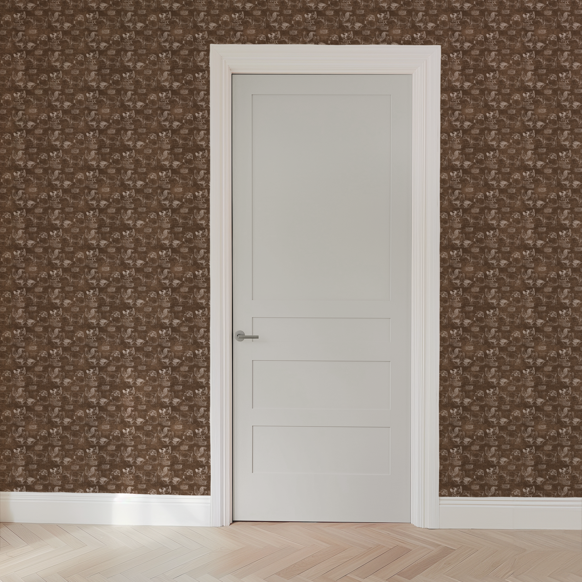  wallpaper door mockup