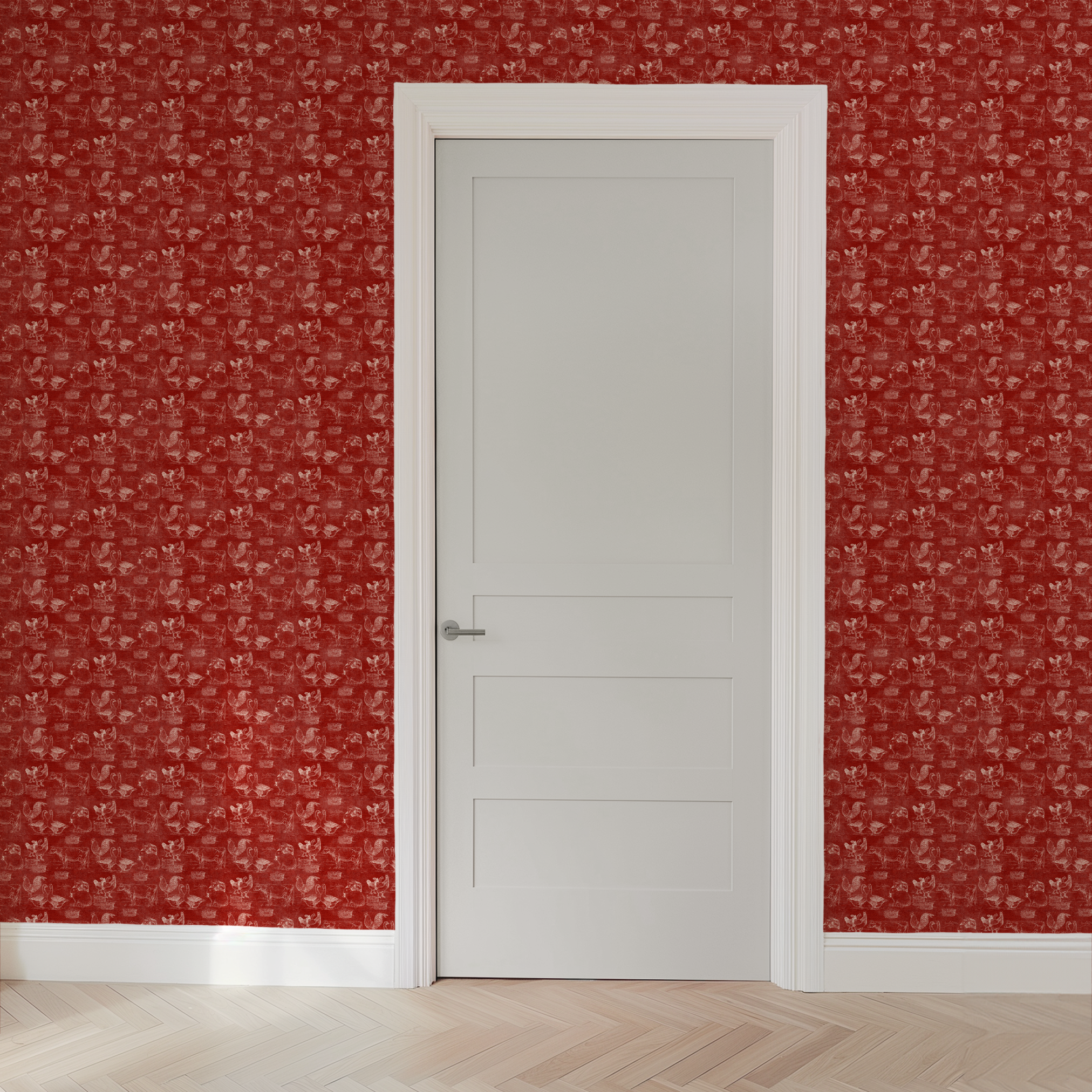  wallpaper door mockup