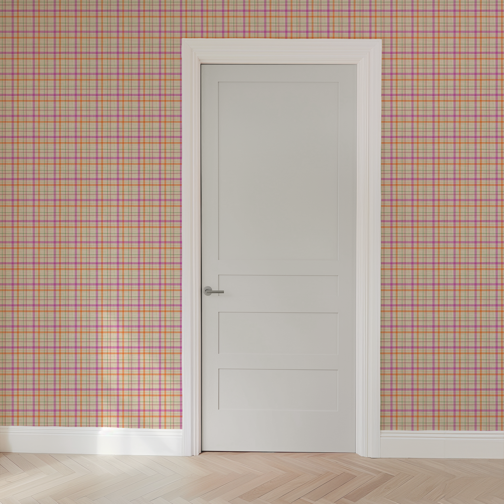  wallpaper door mockup