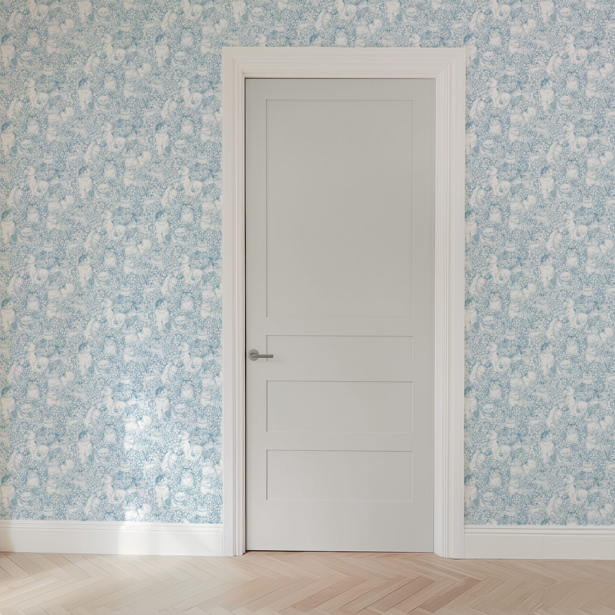  wallpaper door mockup