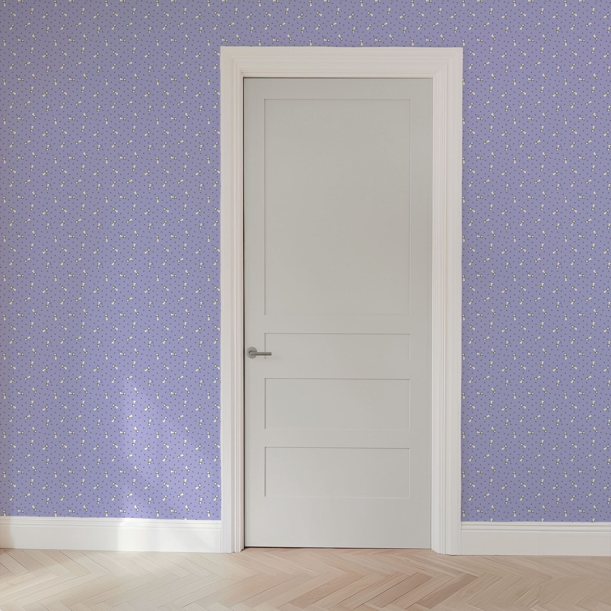 wallpaper door mockup