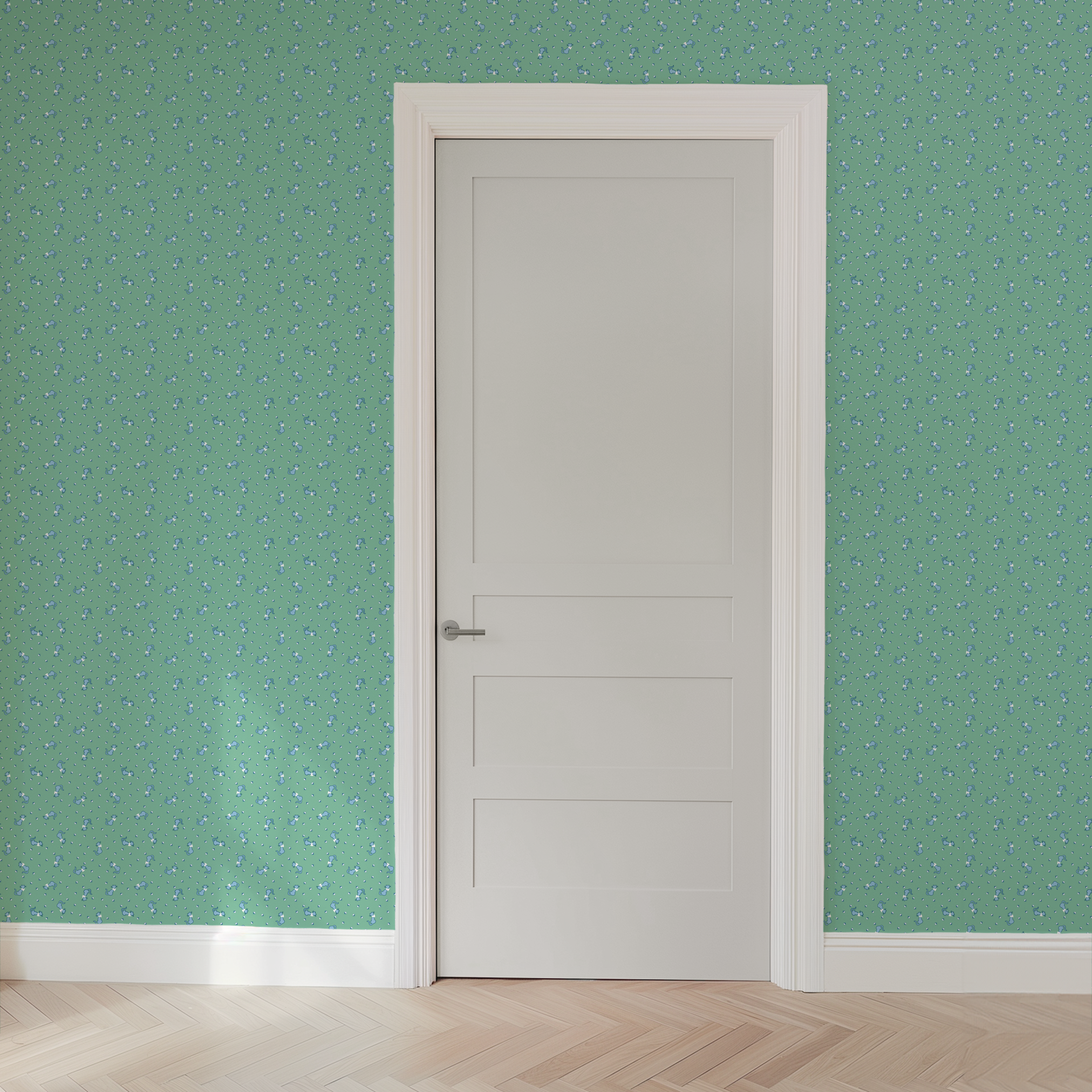  wallpaper door mockup