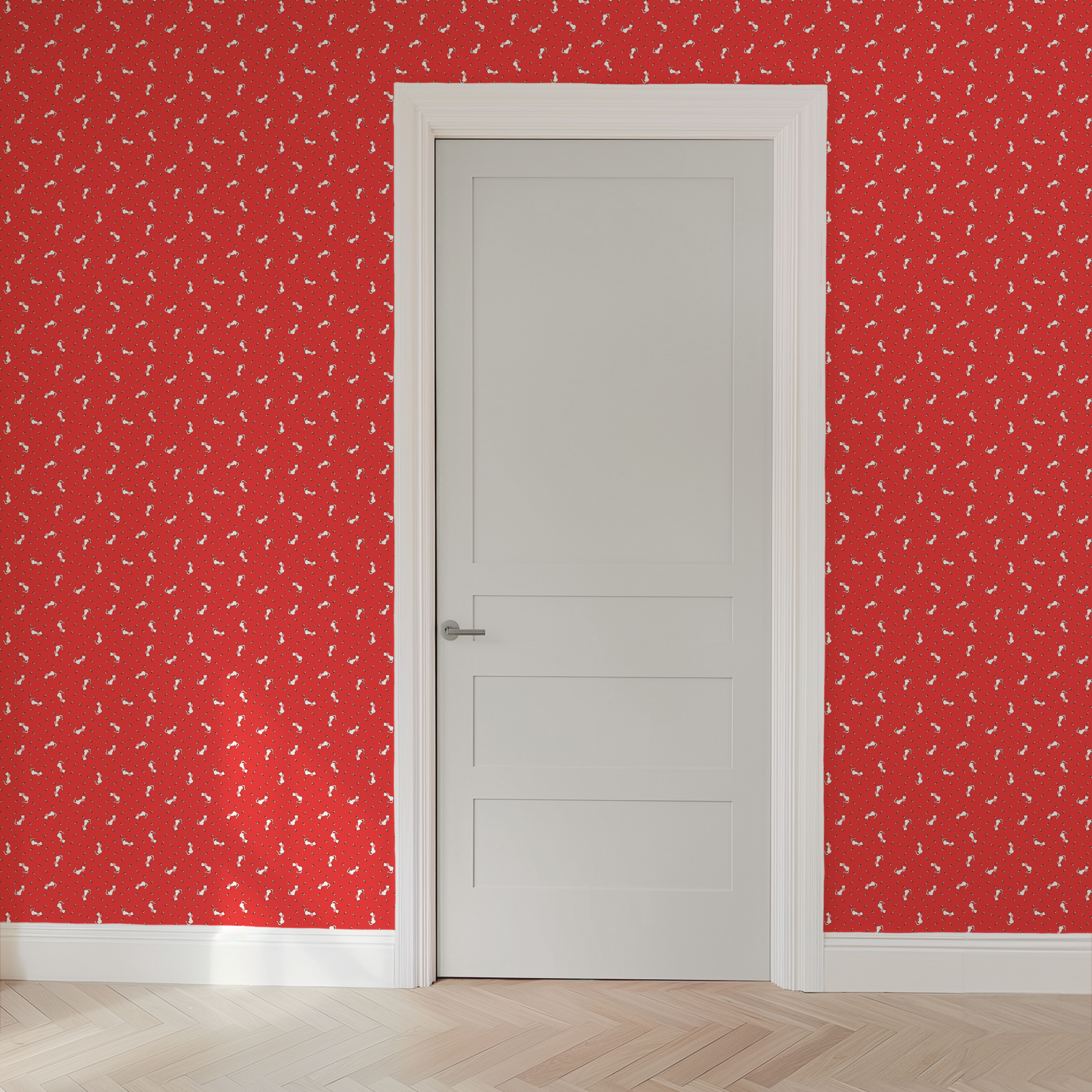  wallpaper door mockup