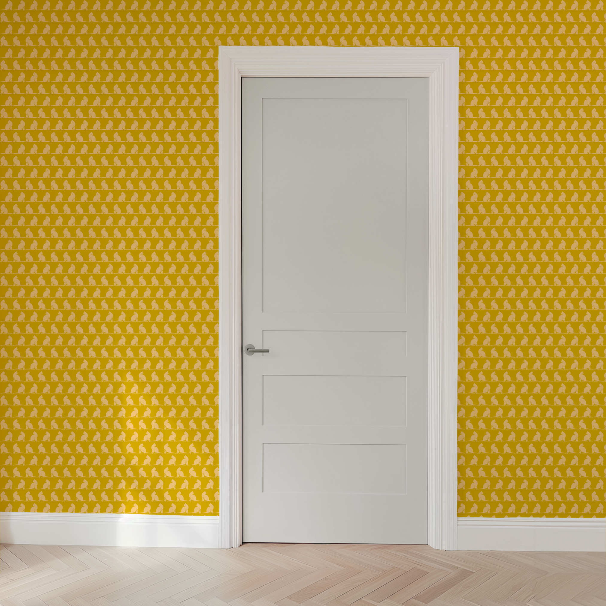  wallpaper door mockup