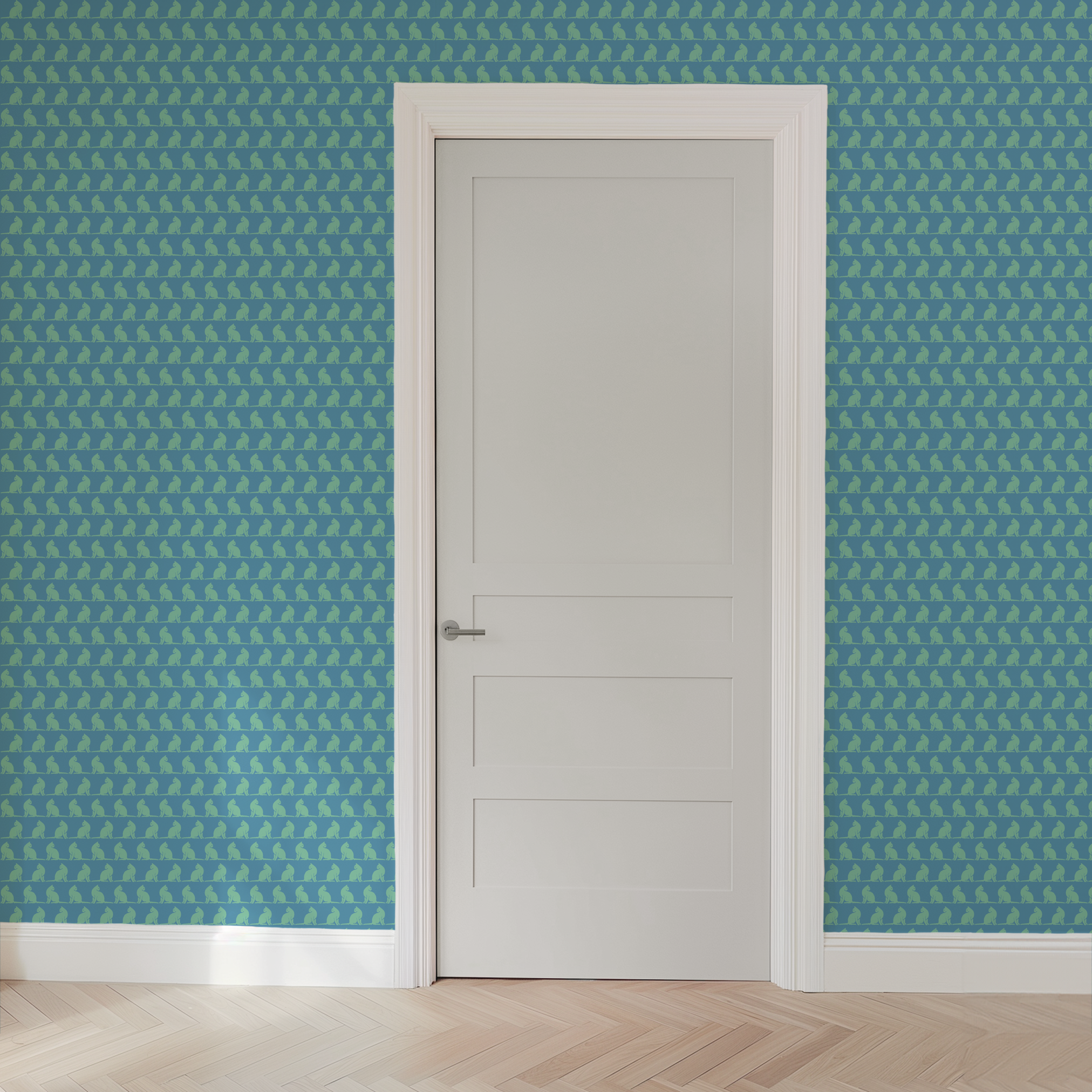  wallpaper door mockup