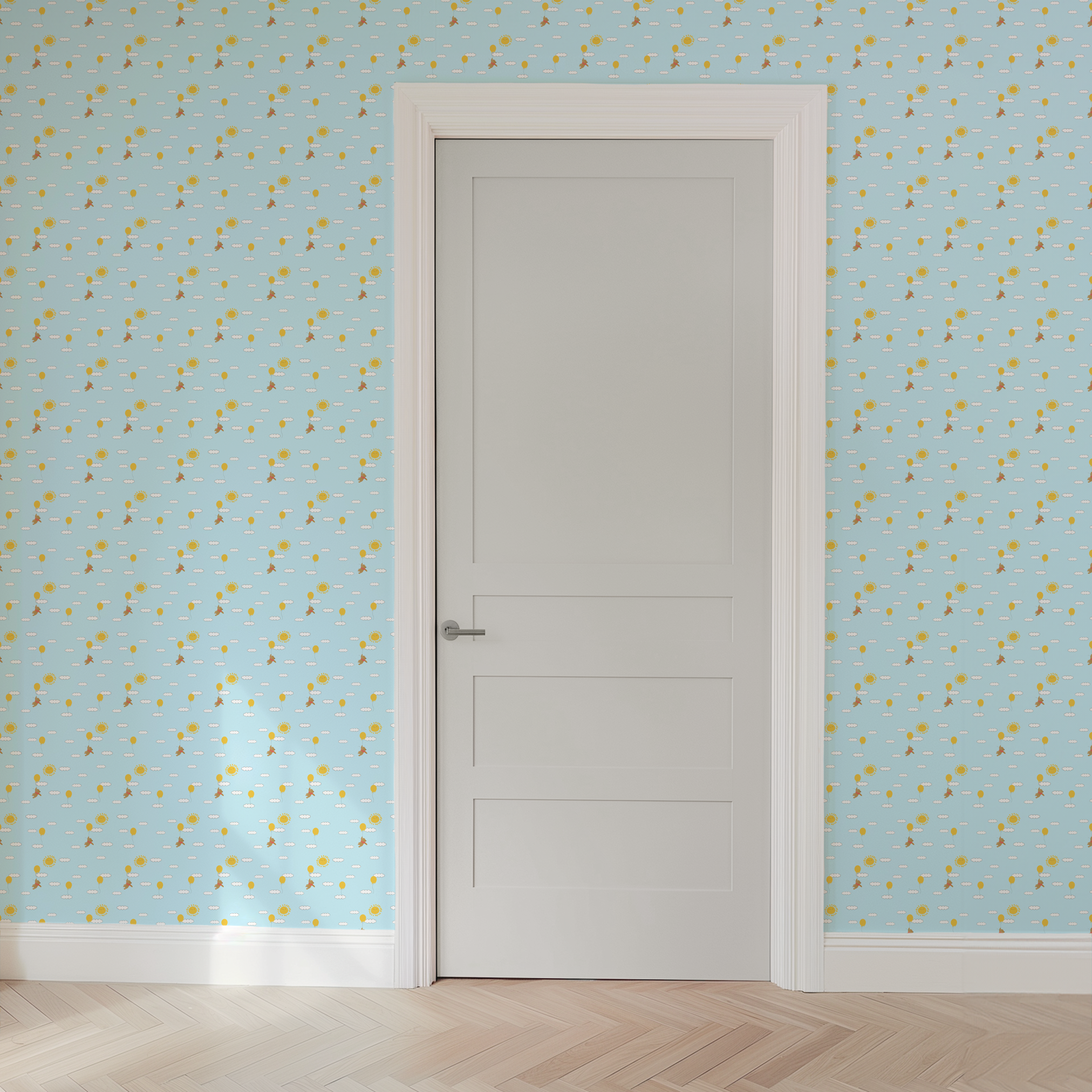  wallpaper door mockup