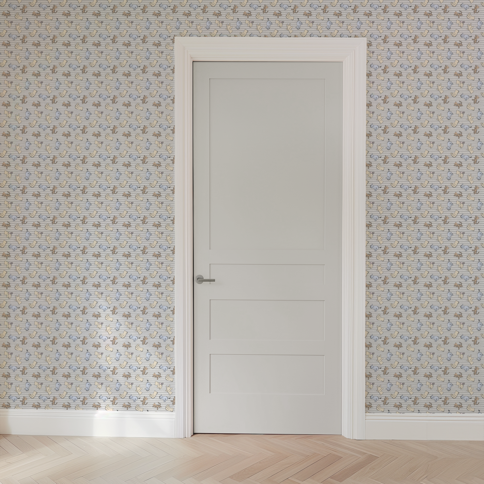  wallpaper door mockup
