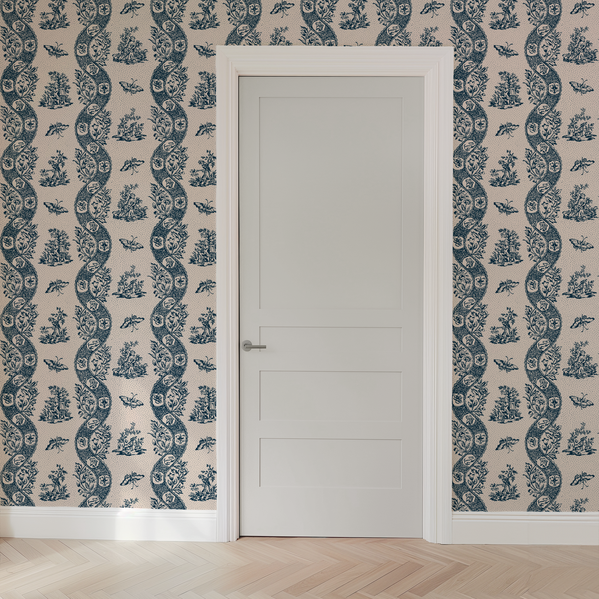  wallpaper door mockup