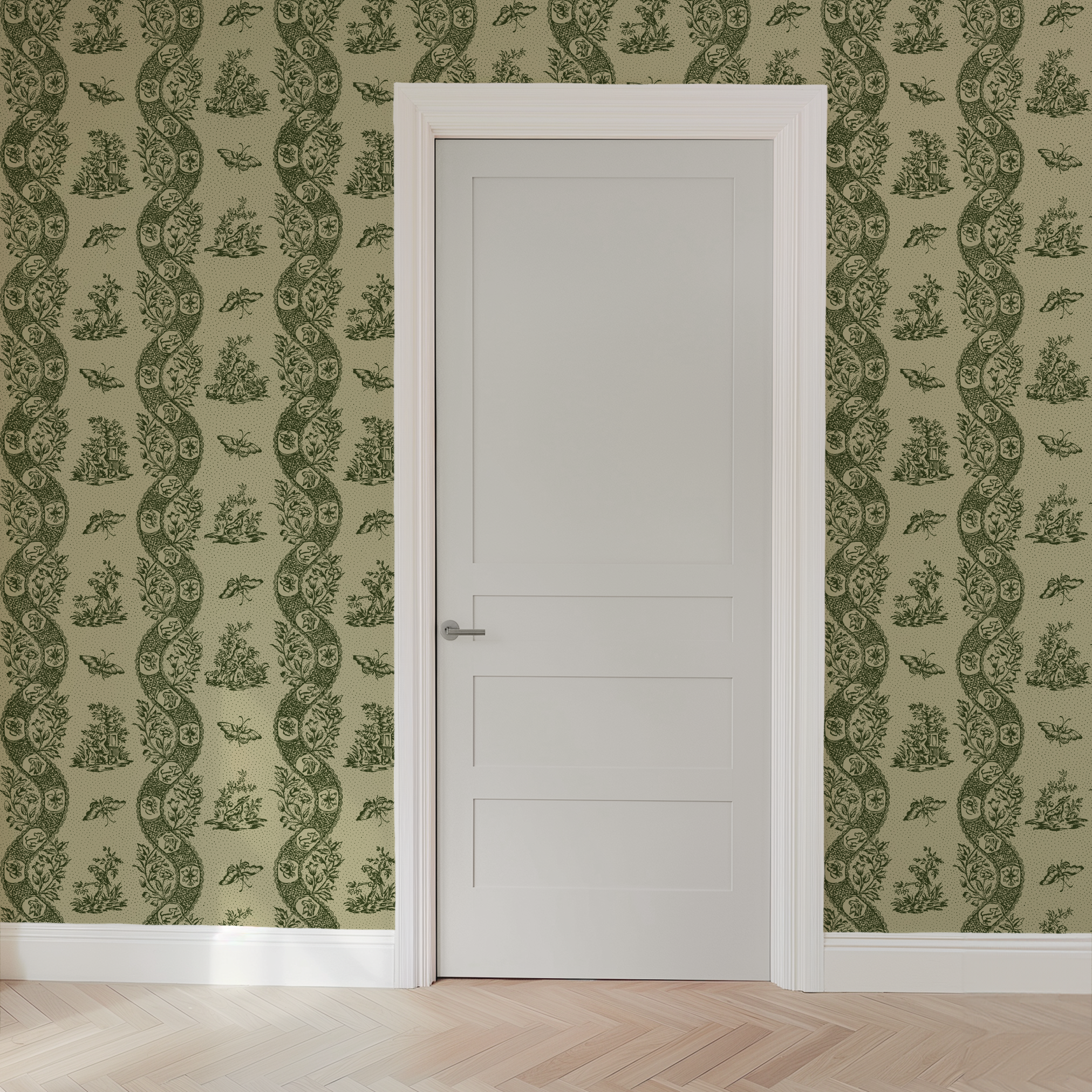  wallpaper door mockup