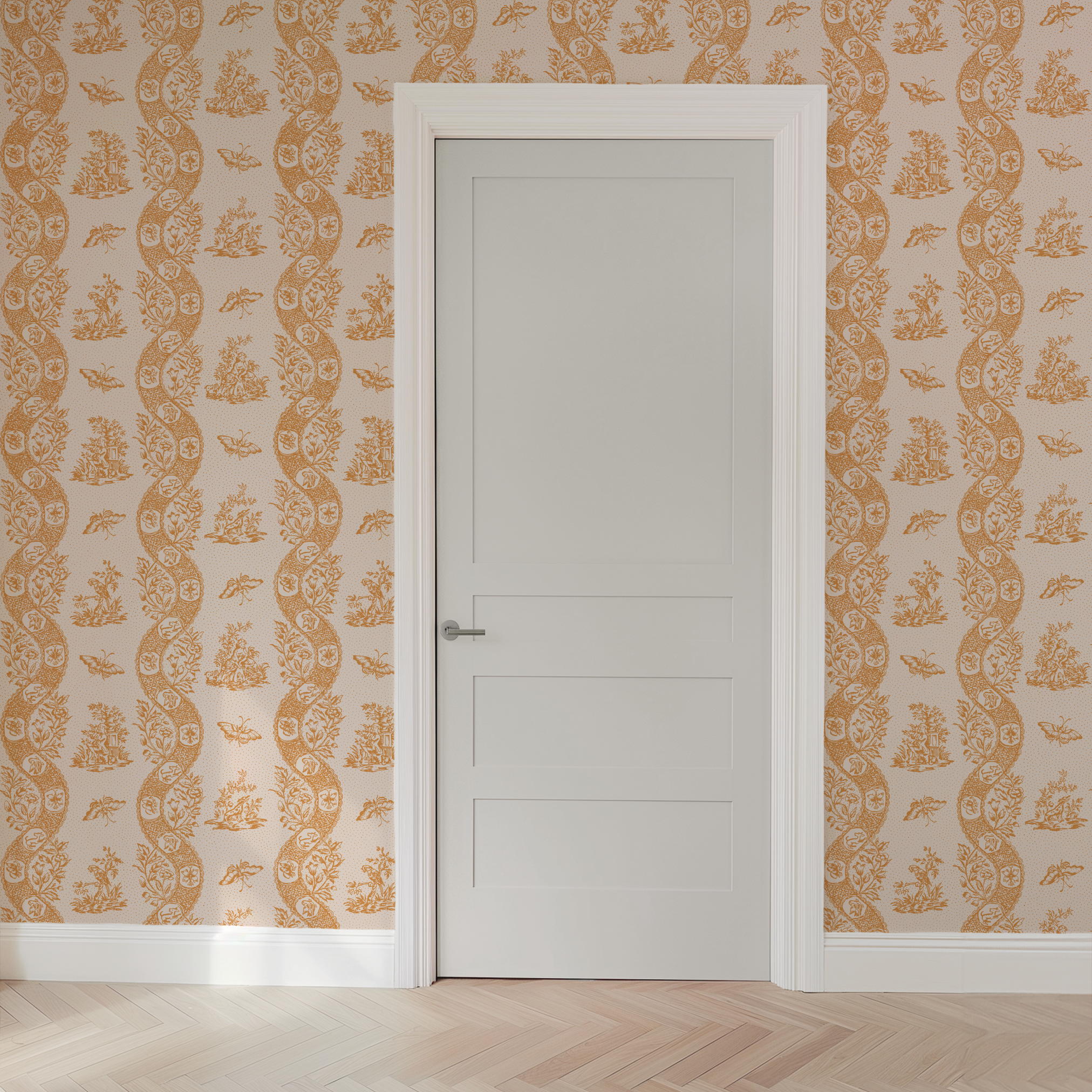  wallpaper door mockup
