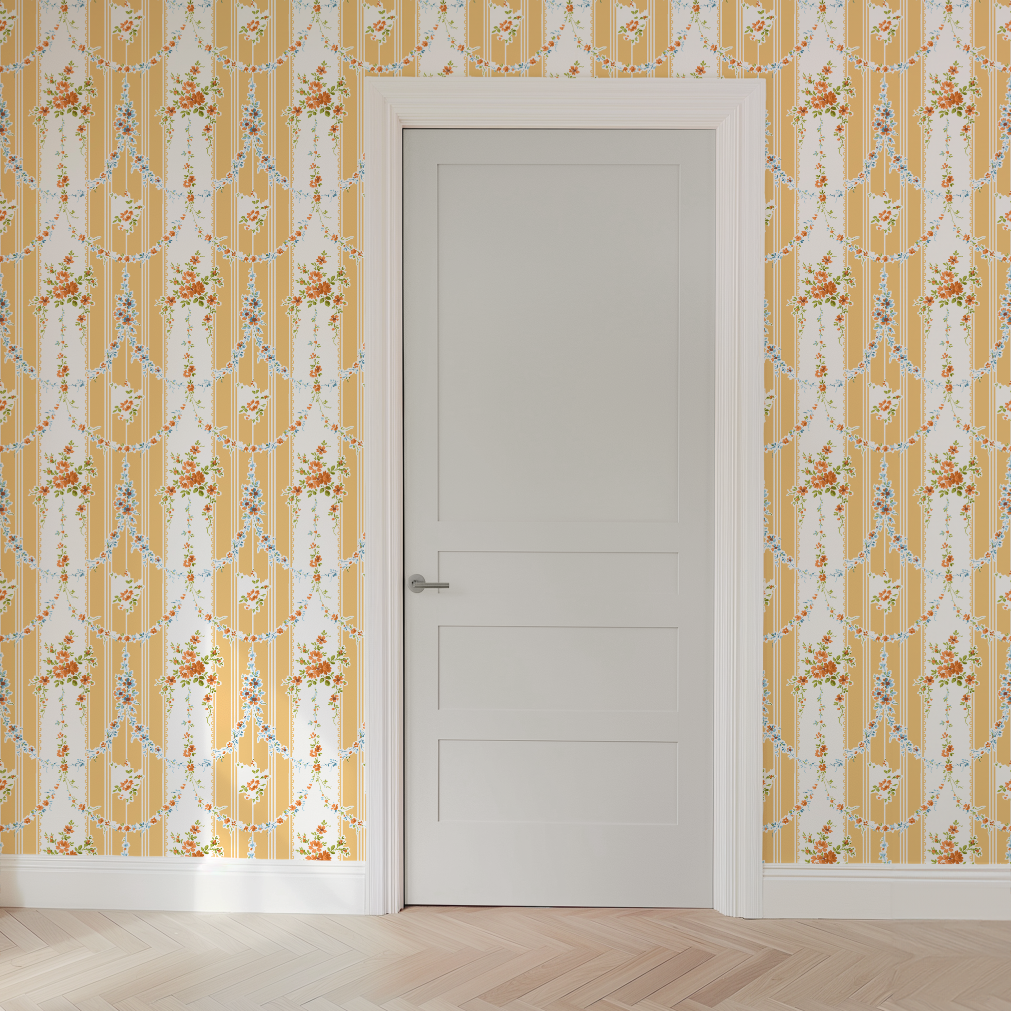  wallpaper door mockup
