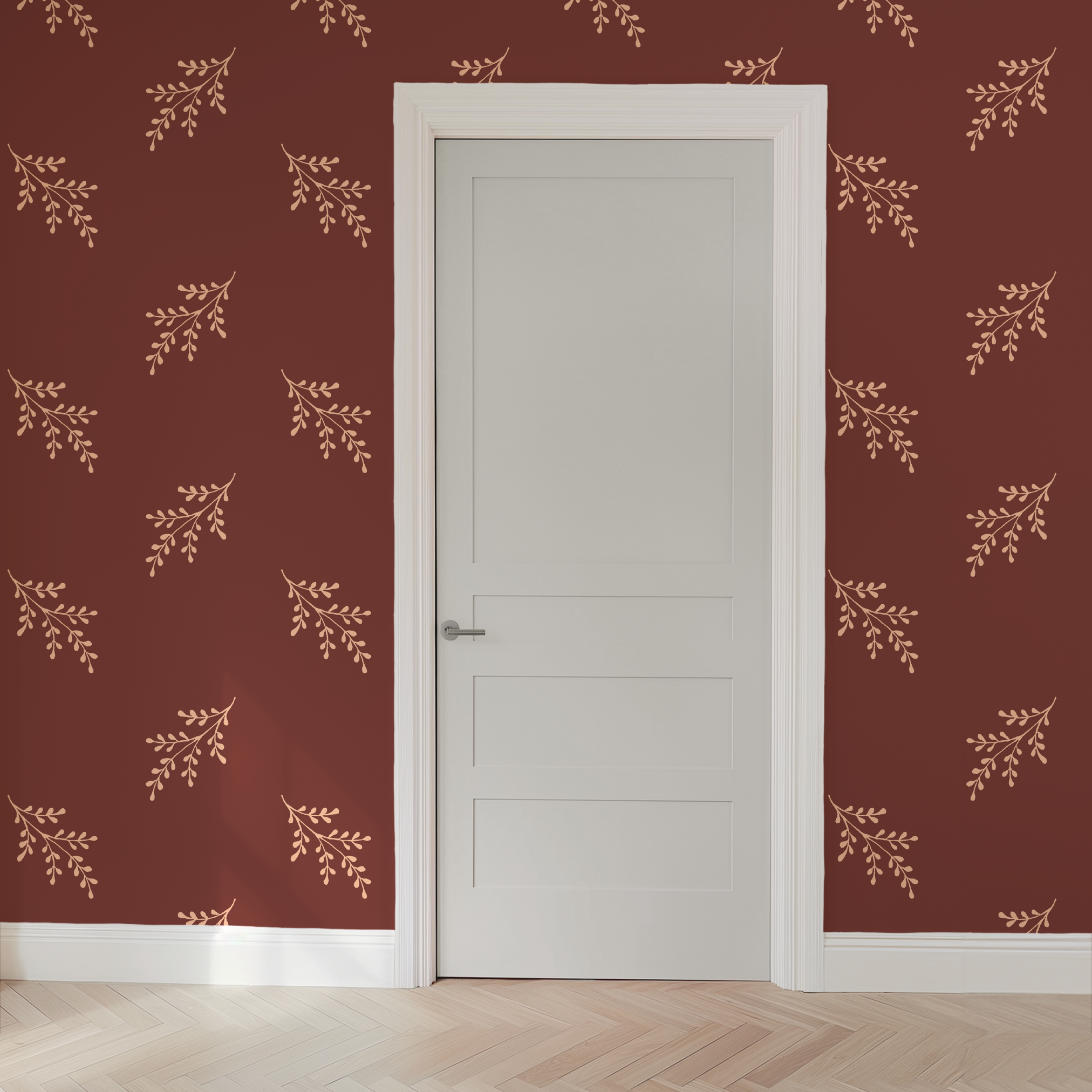  wallpaper door mockup