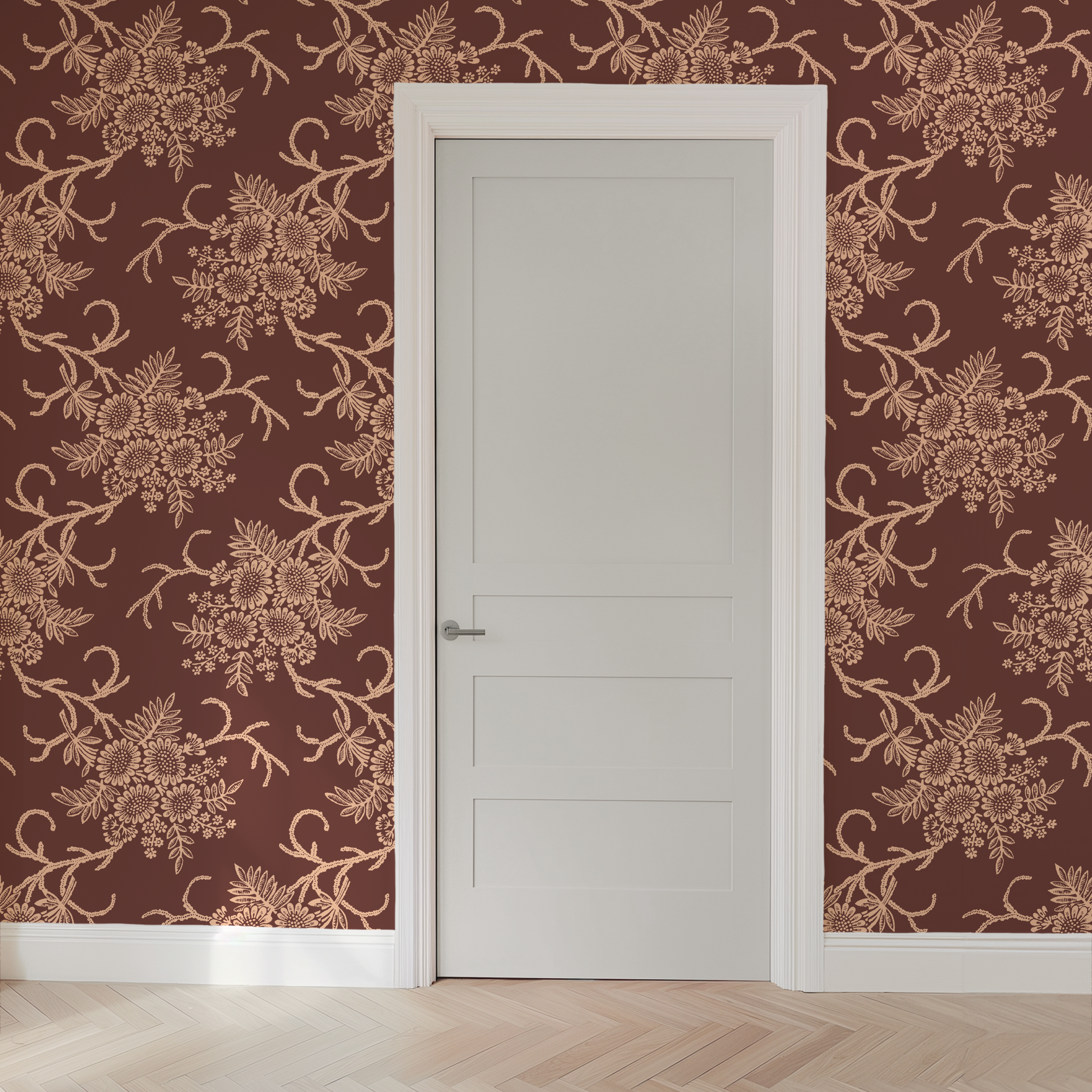  wallpaper door mockup
