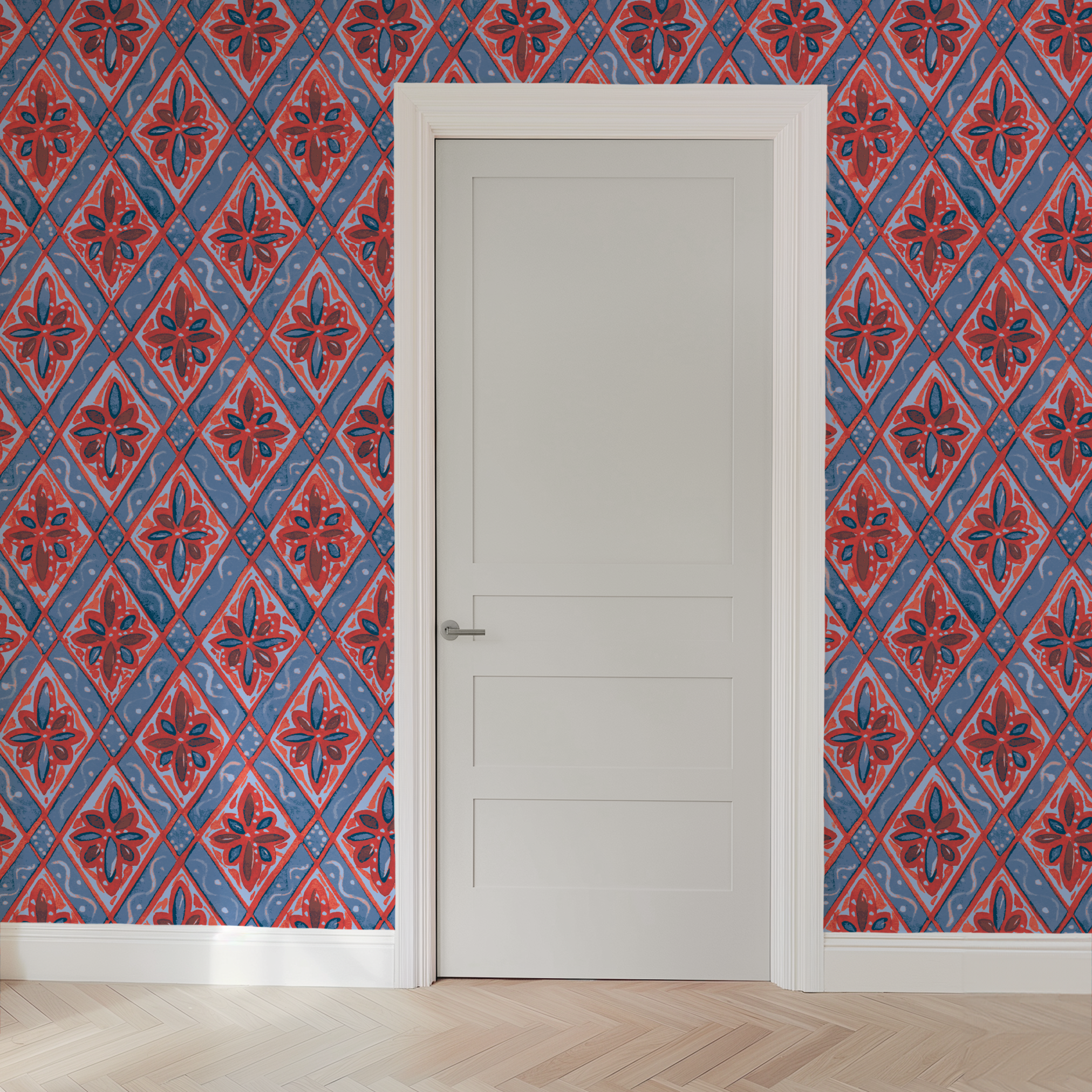  wallpaper door mockup