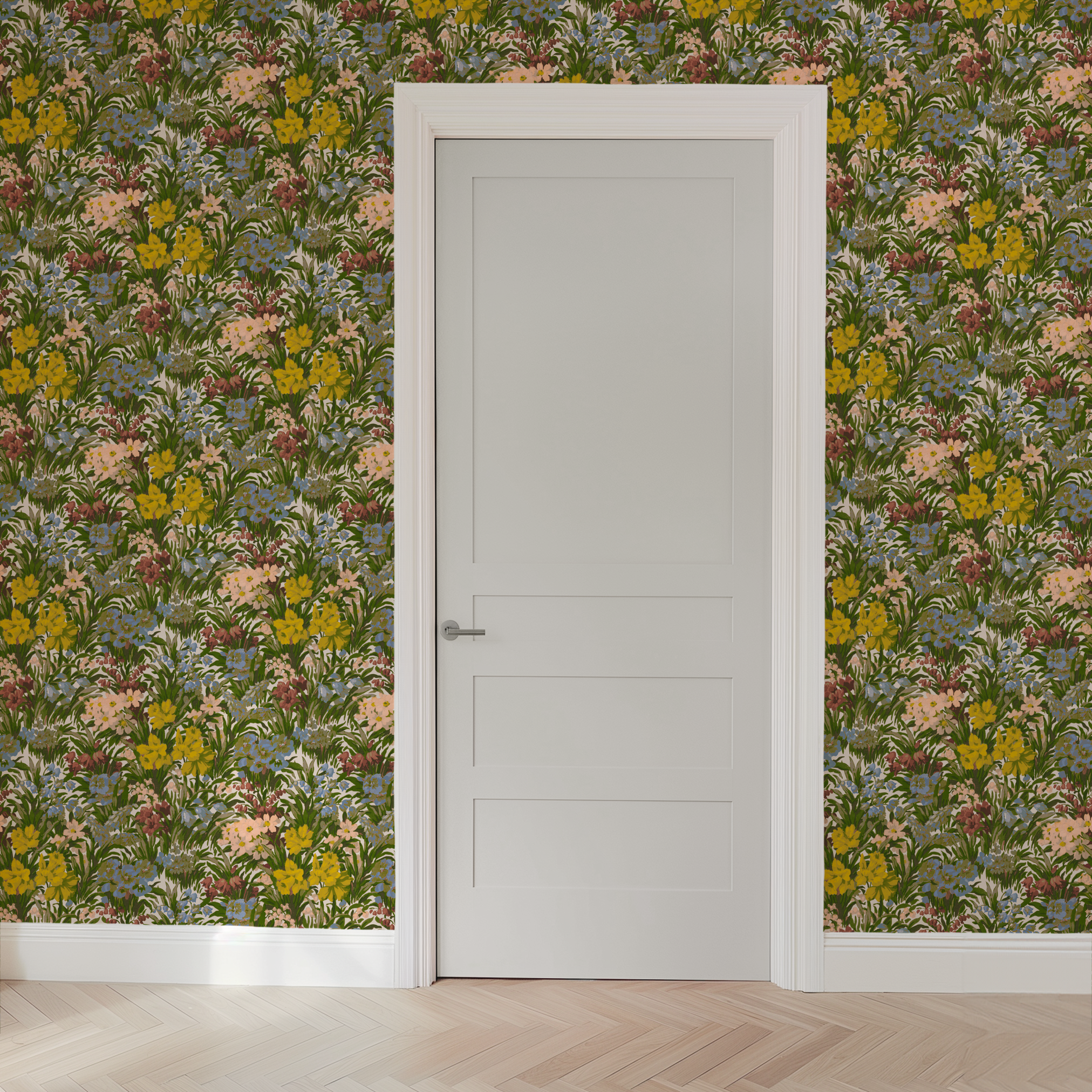  wallpaper door mockup