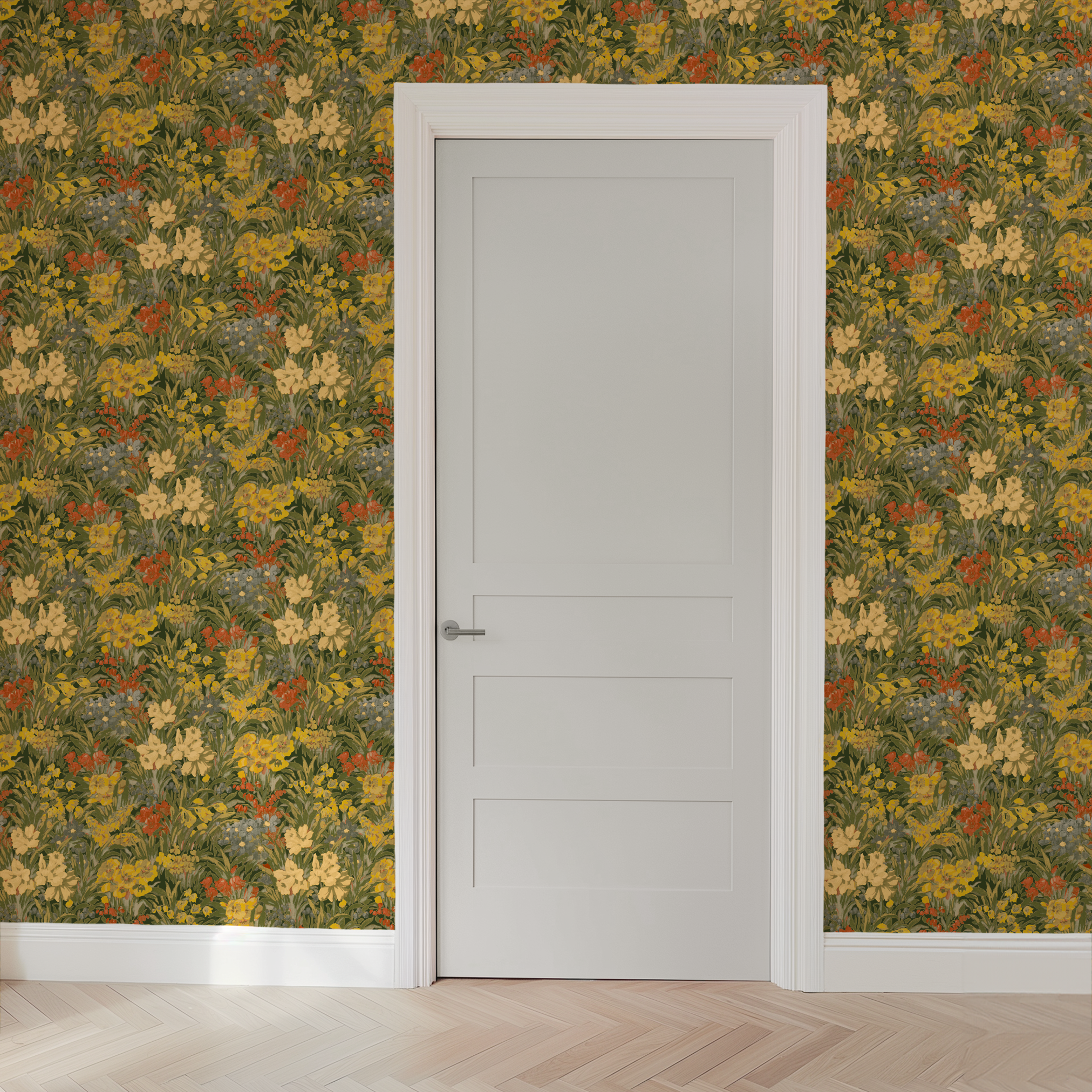  wallpaper door mockup