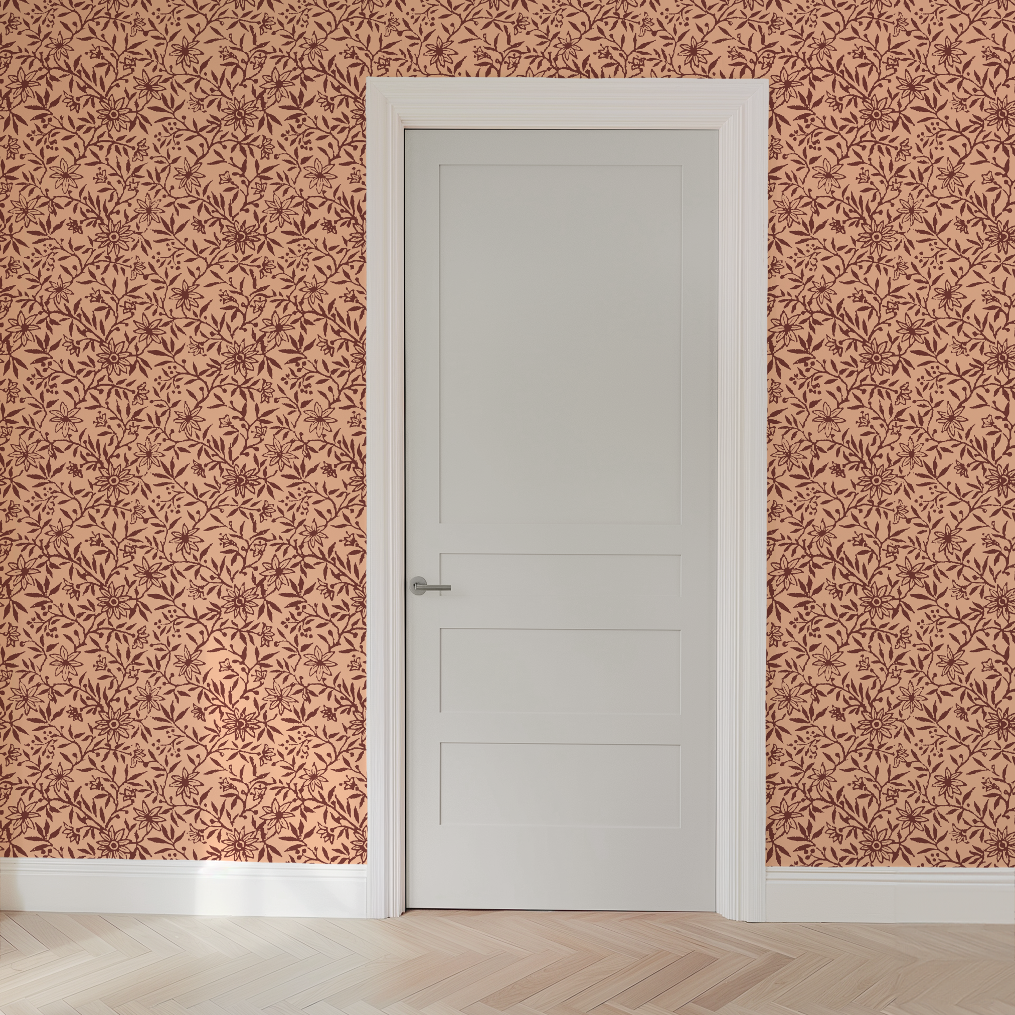  wallpaper door mockup