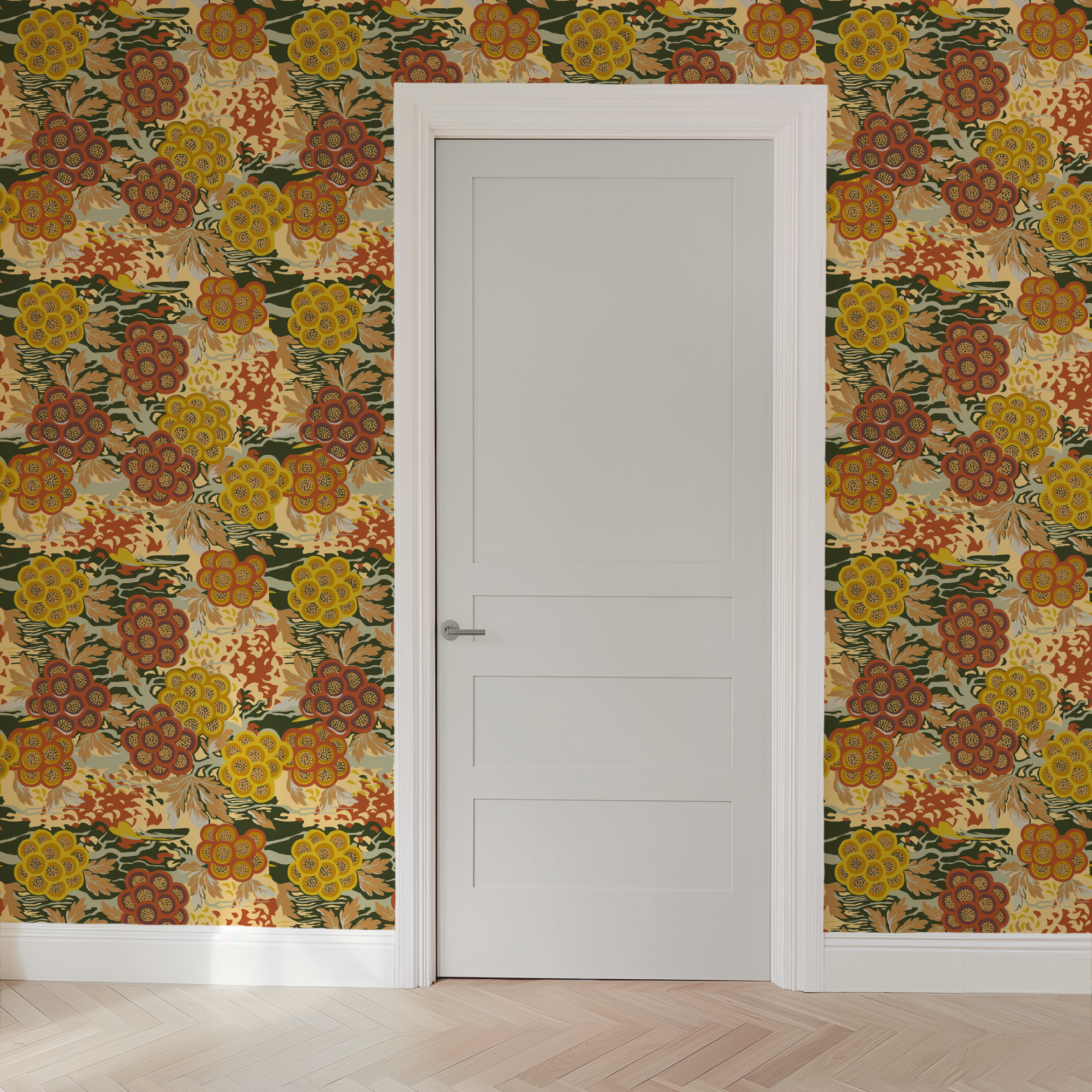  wallpaper door mockup