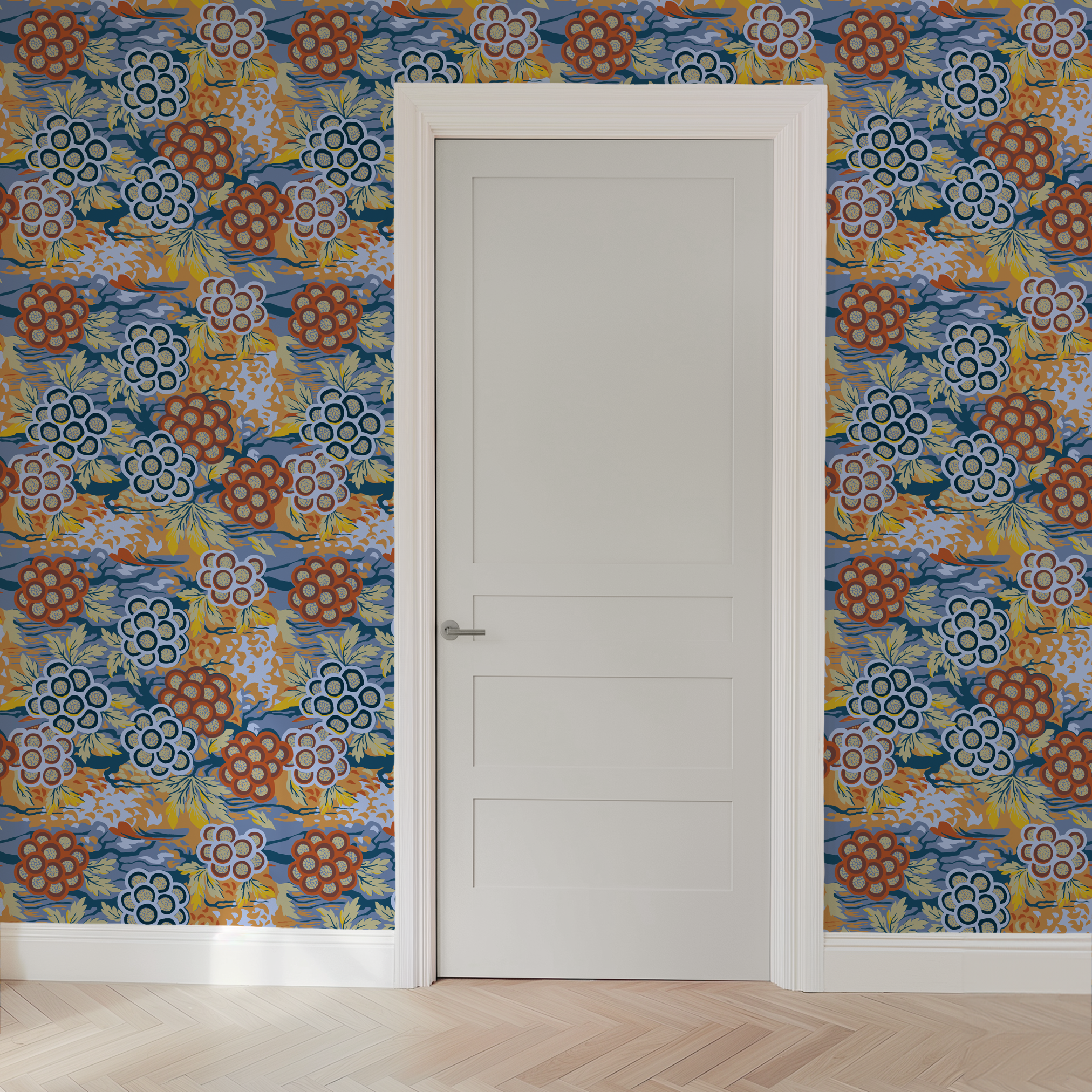  wallpaper door mockup