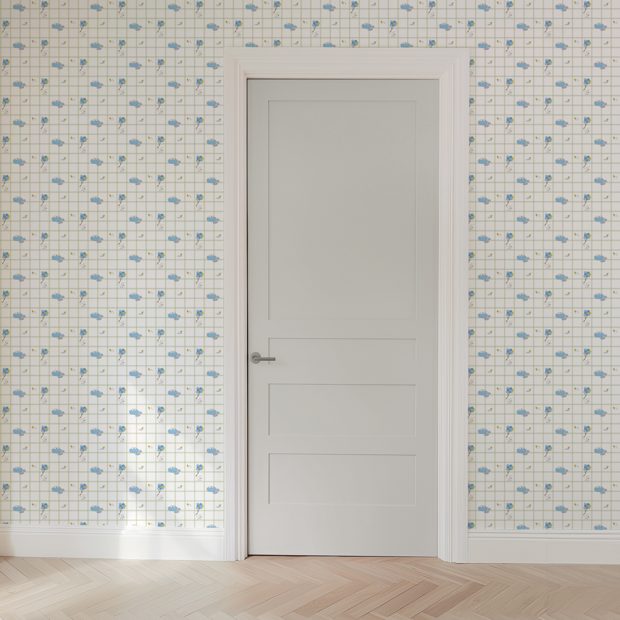  wallpaper door mockup