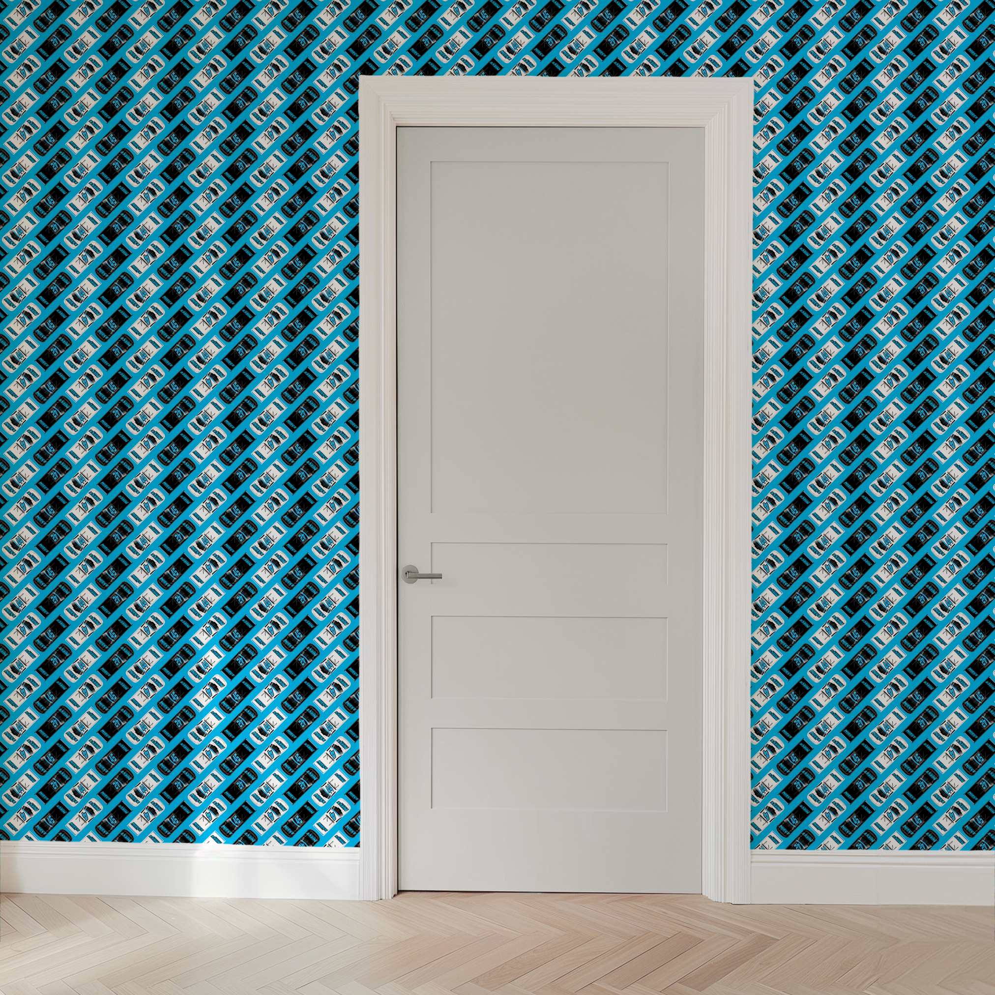  wallpaper door mockup