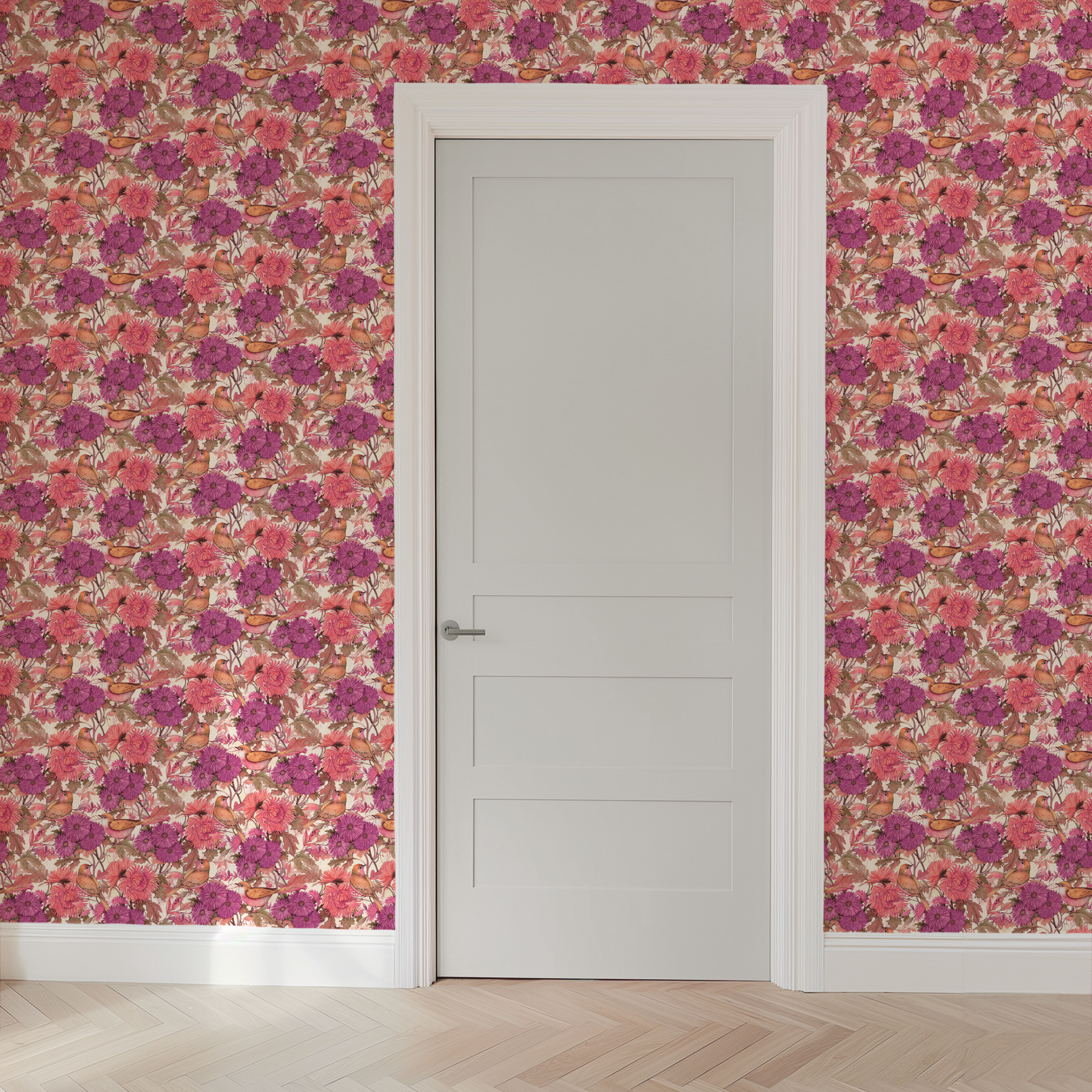  wallpaper door mockup
