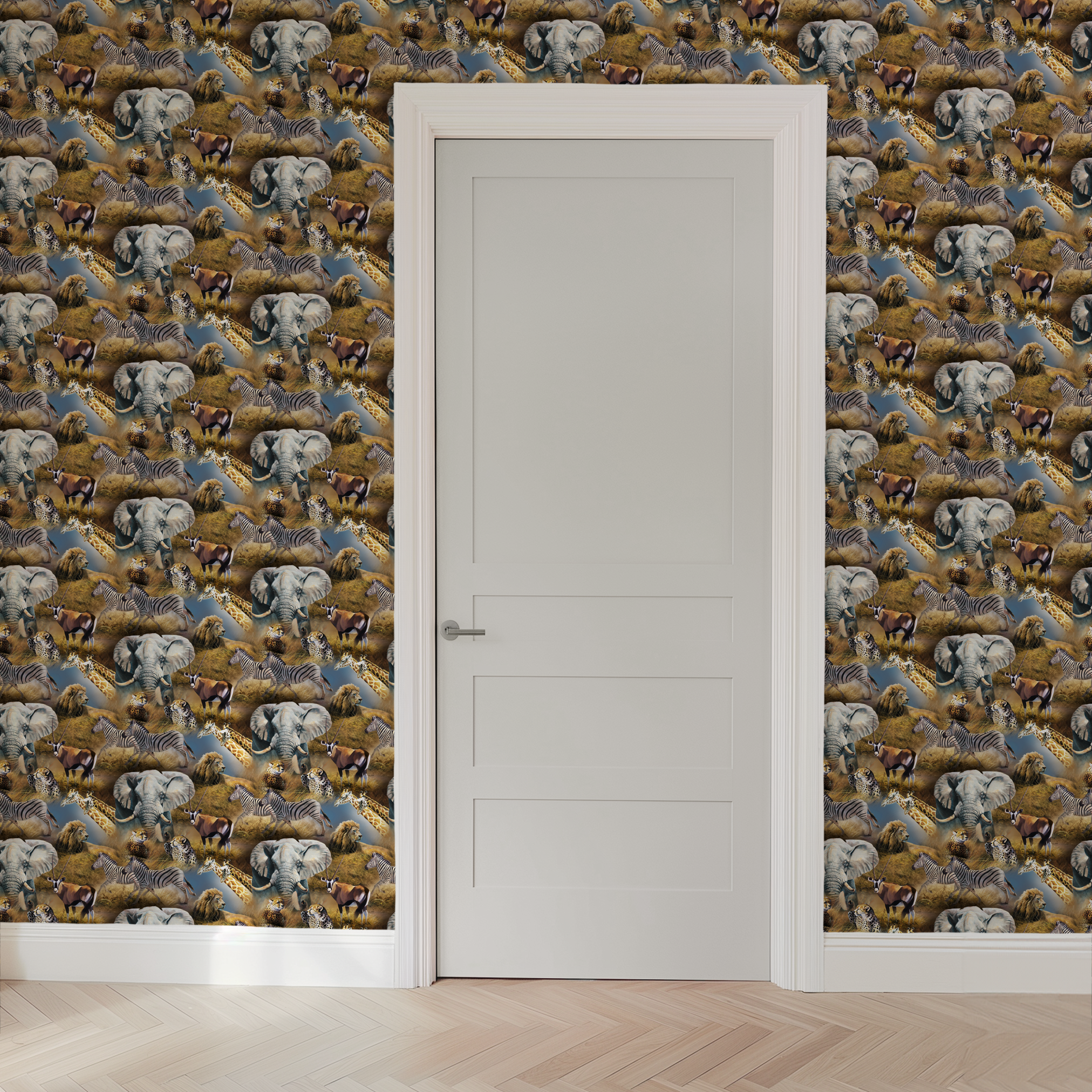  wallpaper door mockup